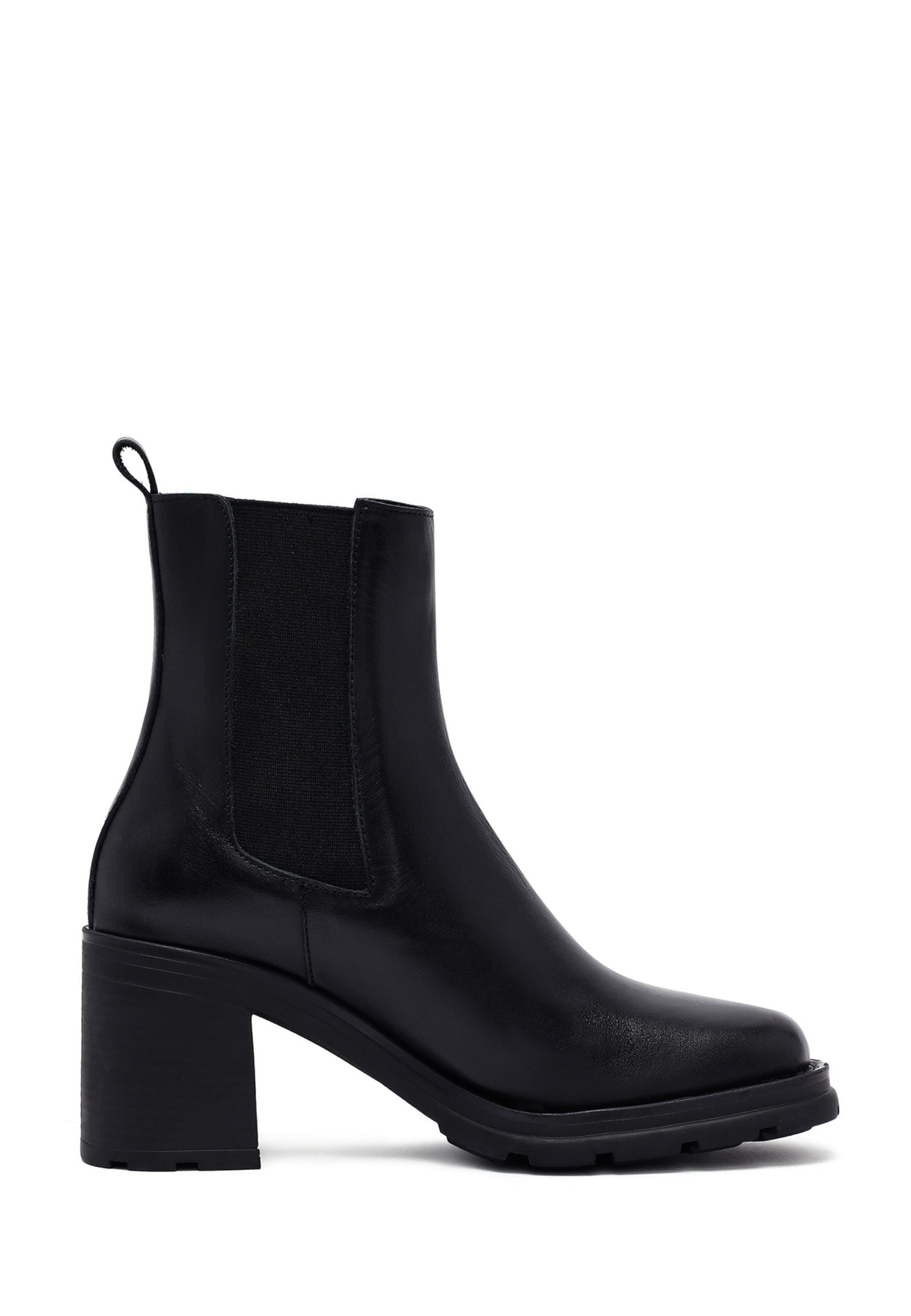 Derimod Absatz-Stiefeletten aus Leder Ankleboots Leder-Textil-Futter, TPU Sohle, Absatz 8 cm