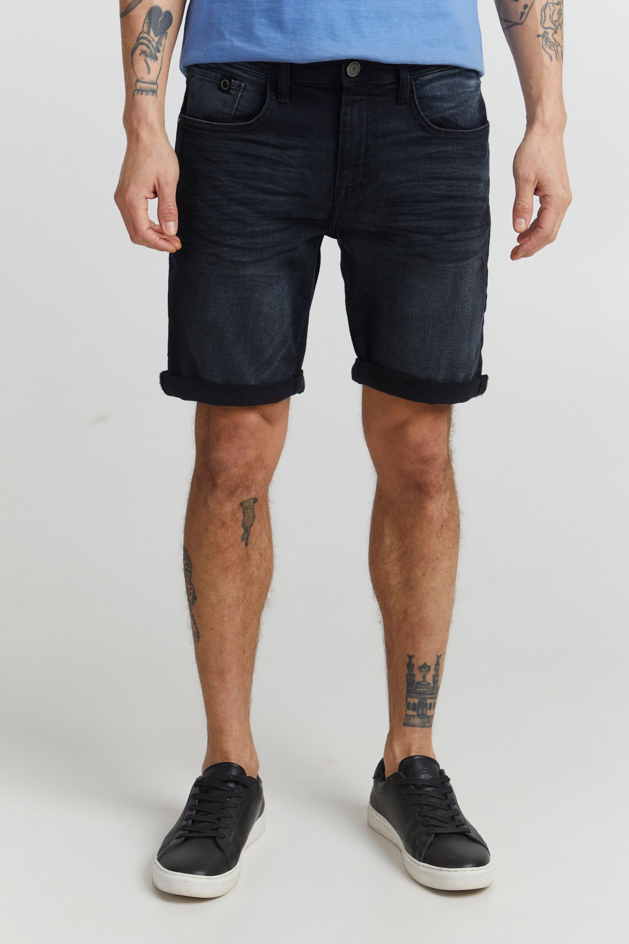 11 Project Denim Project Jeansshorts washed PRNias black 11