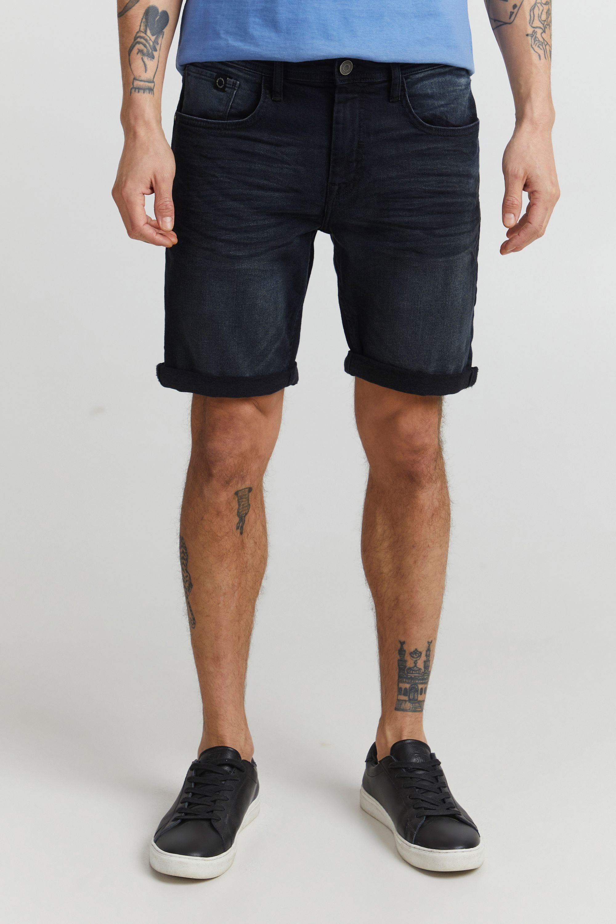 11 Project washed PRNias Jeansshorts Project Denim black 11