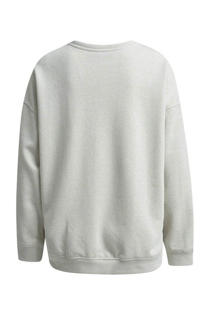Smith & Soul Sweater METALLIC SWEATSHIRT VN SILVER GREY günstig online kaufen