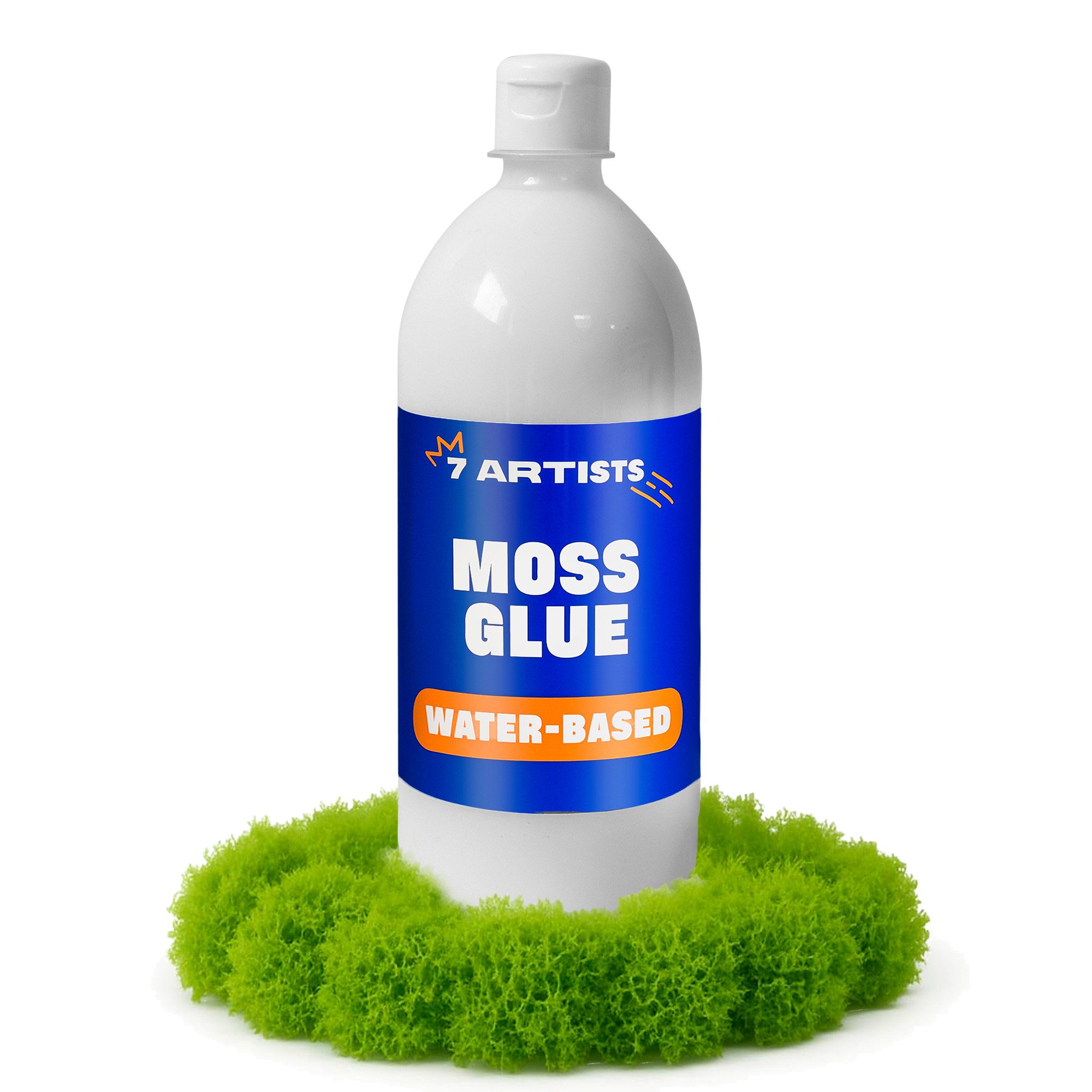 7 Artists Bastelkleber 7 Artists Mooskleber Bastelkleber für Moosbilder Islandmoos, Moosdeko, Grün und transparent 500 ml, 1000 ml