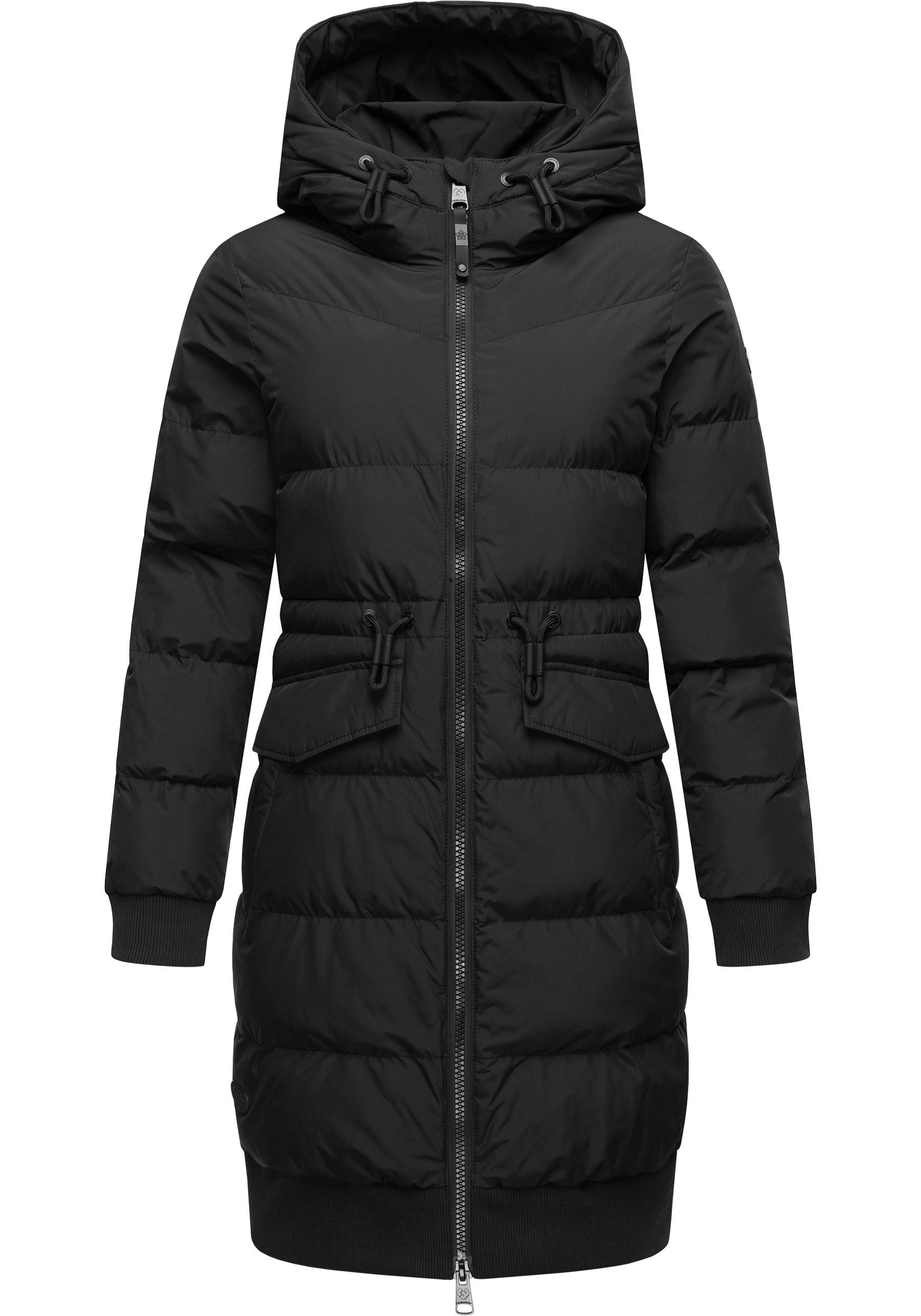Ragwear Steppmantel Briosh Wasserdichter Damen Wintermantel mit Kapuze
