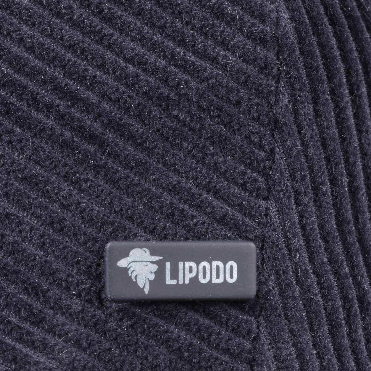 Lipodo Flat Cap (1-St) Made Baumwollcap mit in blau Italy Schirm