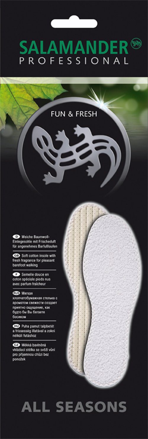 Salamander Professional Extra Warm Einlegesohlen – 100% Merinowolle, Rutschfest, EU 41