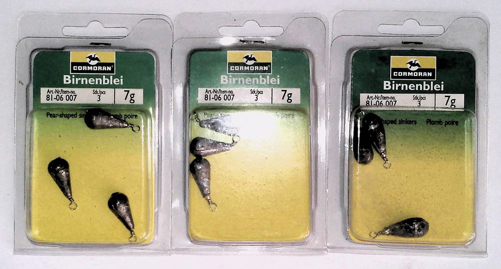 Cormoran Birnenblei 3x Cormoran Birnenblei 7g, Inhalt 3 Stück