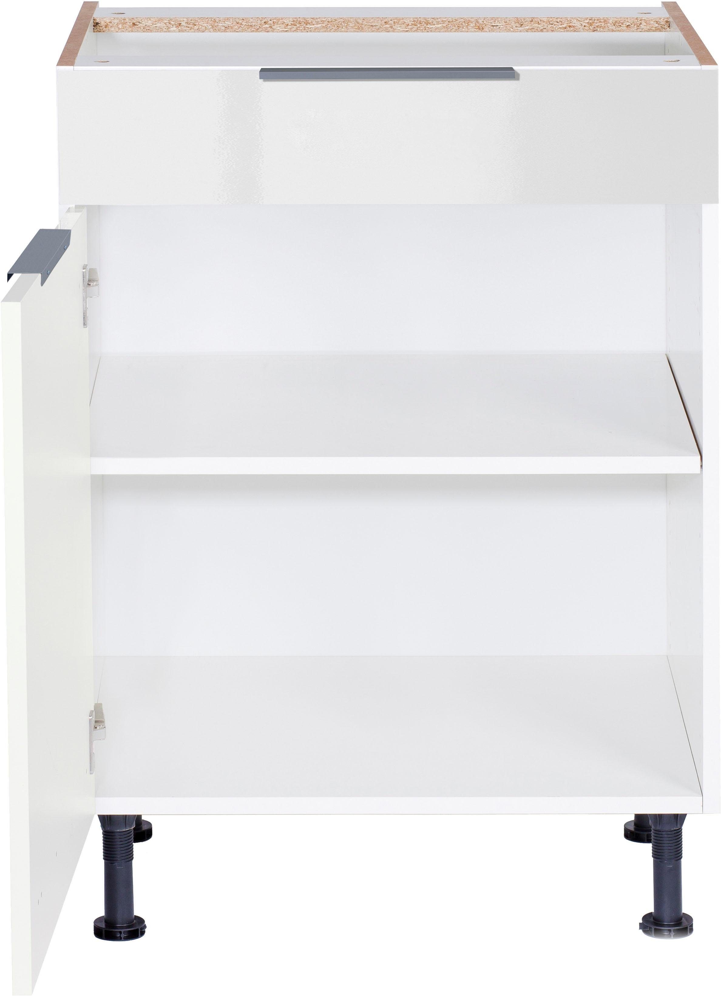 OPTIFIT Unterschrank Tara mit Vollauszug und Soft-Close-Funktion, Breite 60 cm
