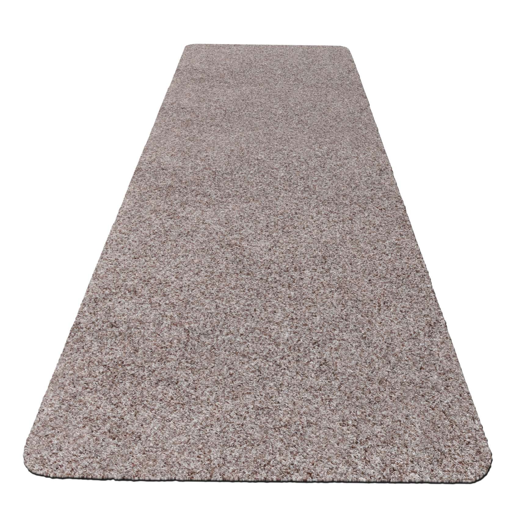 ANRO Fußmatte Türvorleger Schmutzfangmatte POET, eckig, Höhe: 5 mm, Kräuselig Größe 40x120cm