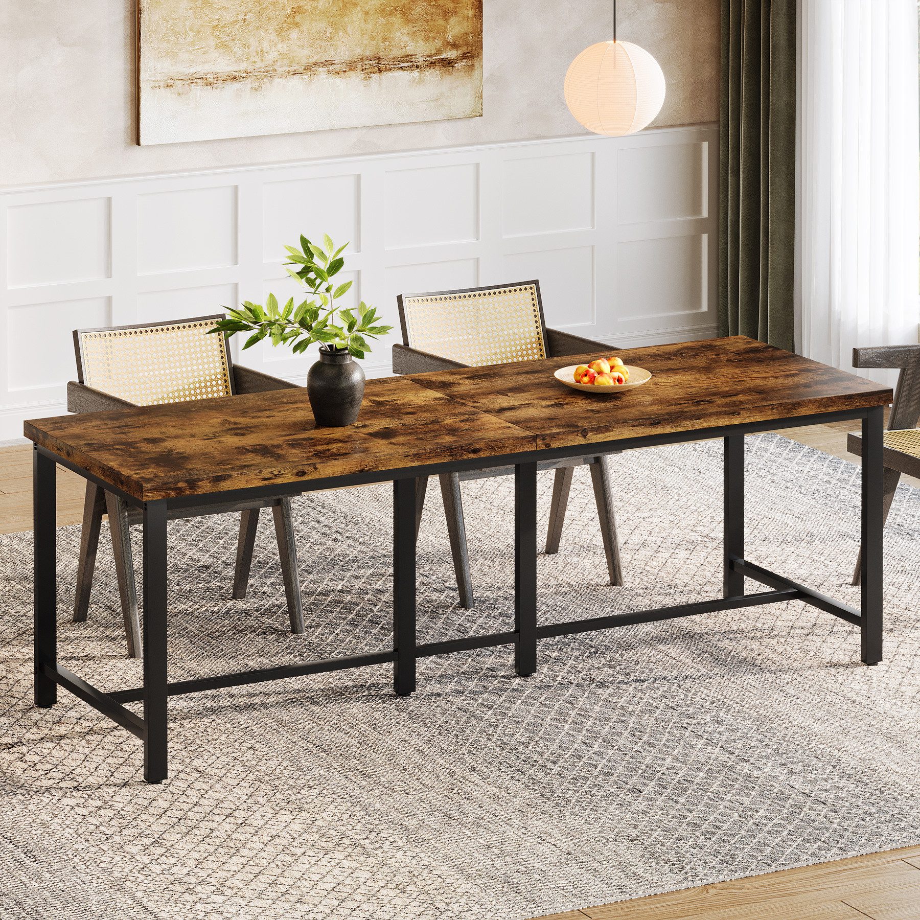 Tribesigns Esstisch 200x60cm Holz-Esstisch für 8-10 günstig online kaufen