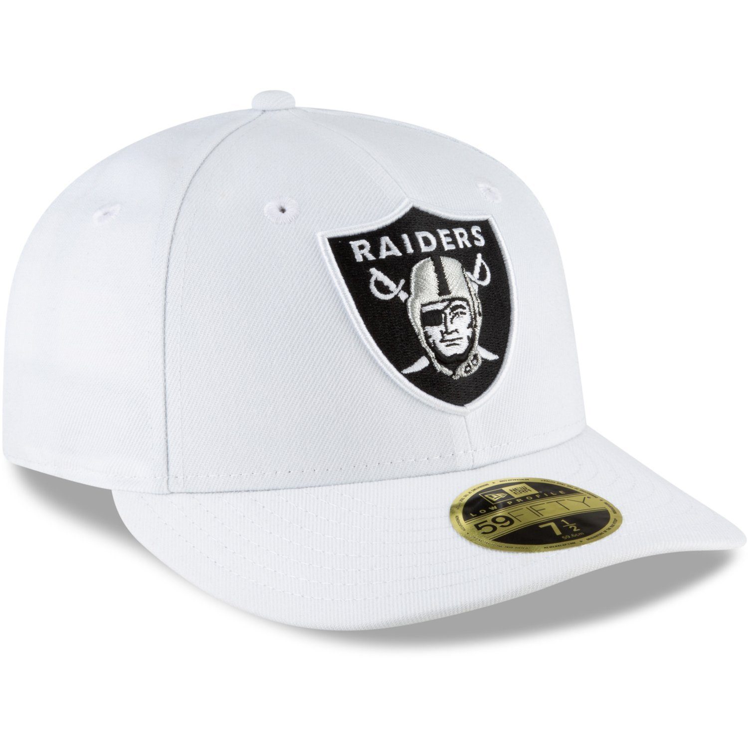 New Era Fitted Cap Weiß Vegas Low Profile Raiders 59Fifty Las
