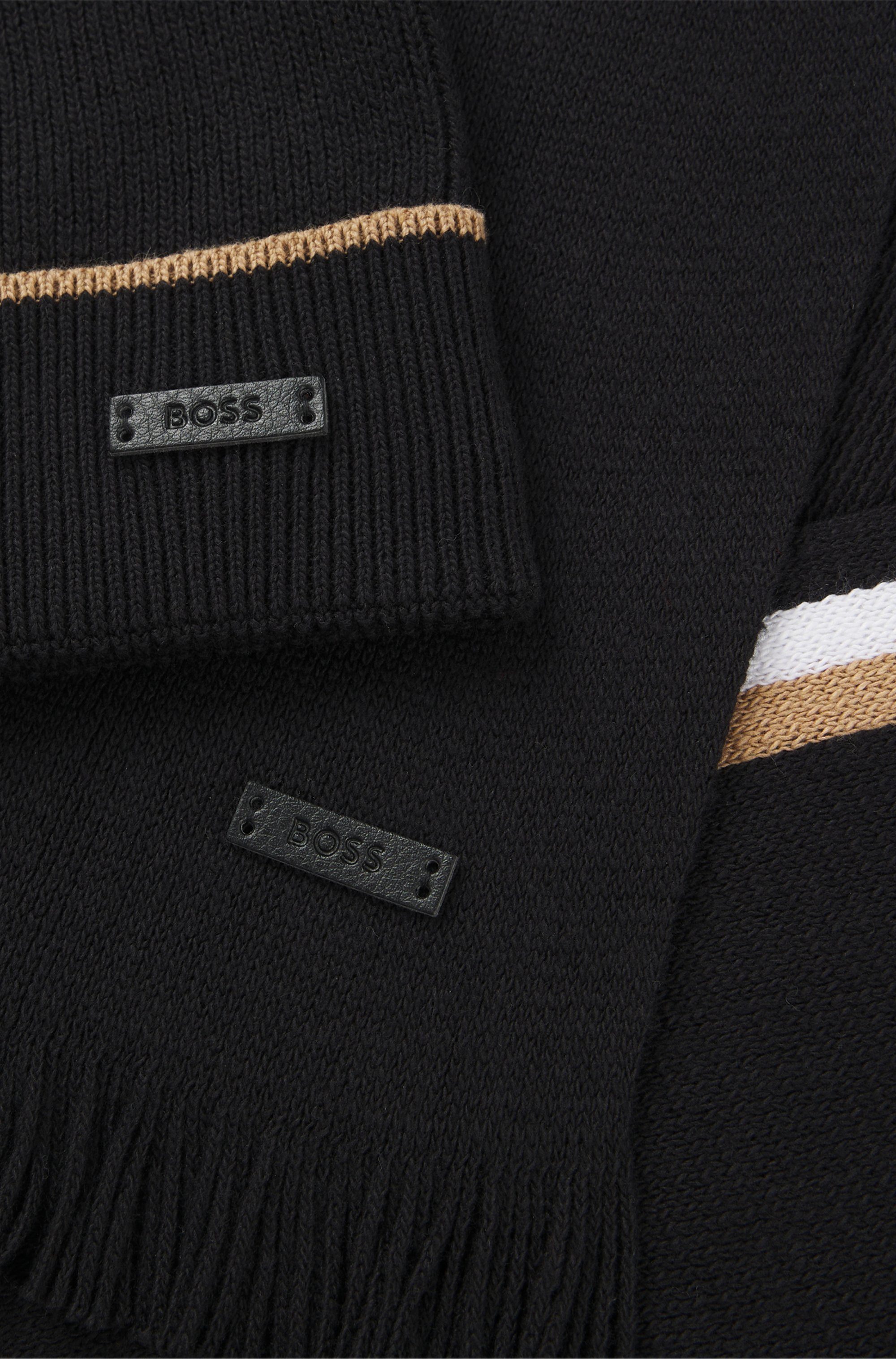 BOSS Schal Henzo, (Set, 2-St), mit günstig online kaufen