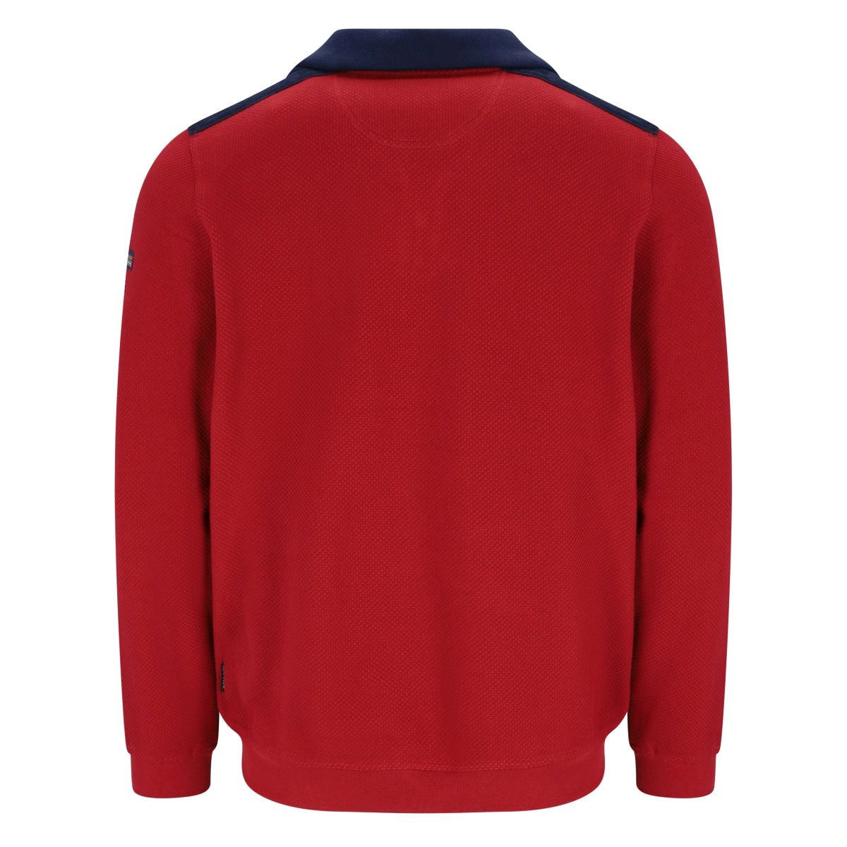 Hajo Sweatshirt Strukturiertes Troyer-Sweatshirt