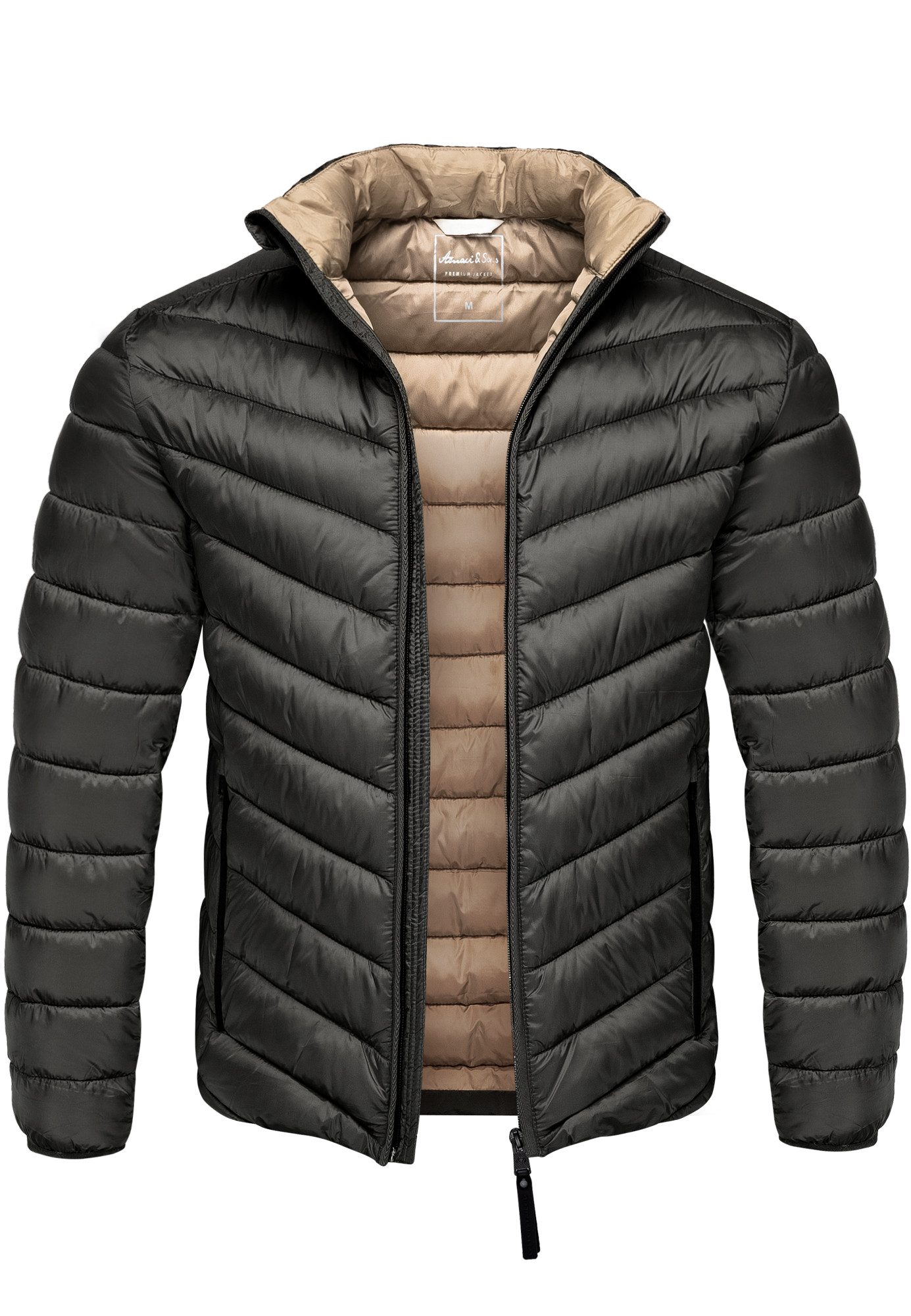 Amaci&Sons Steppjacke CHANDLER Steppjacke Herren gefütterte Outdoor Basic Ü günstig online kaufen