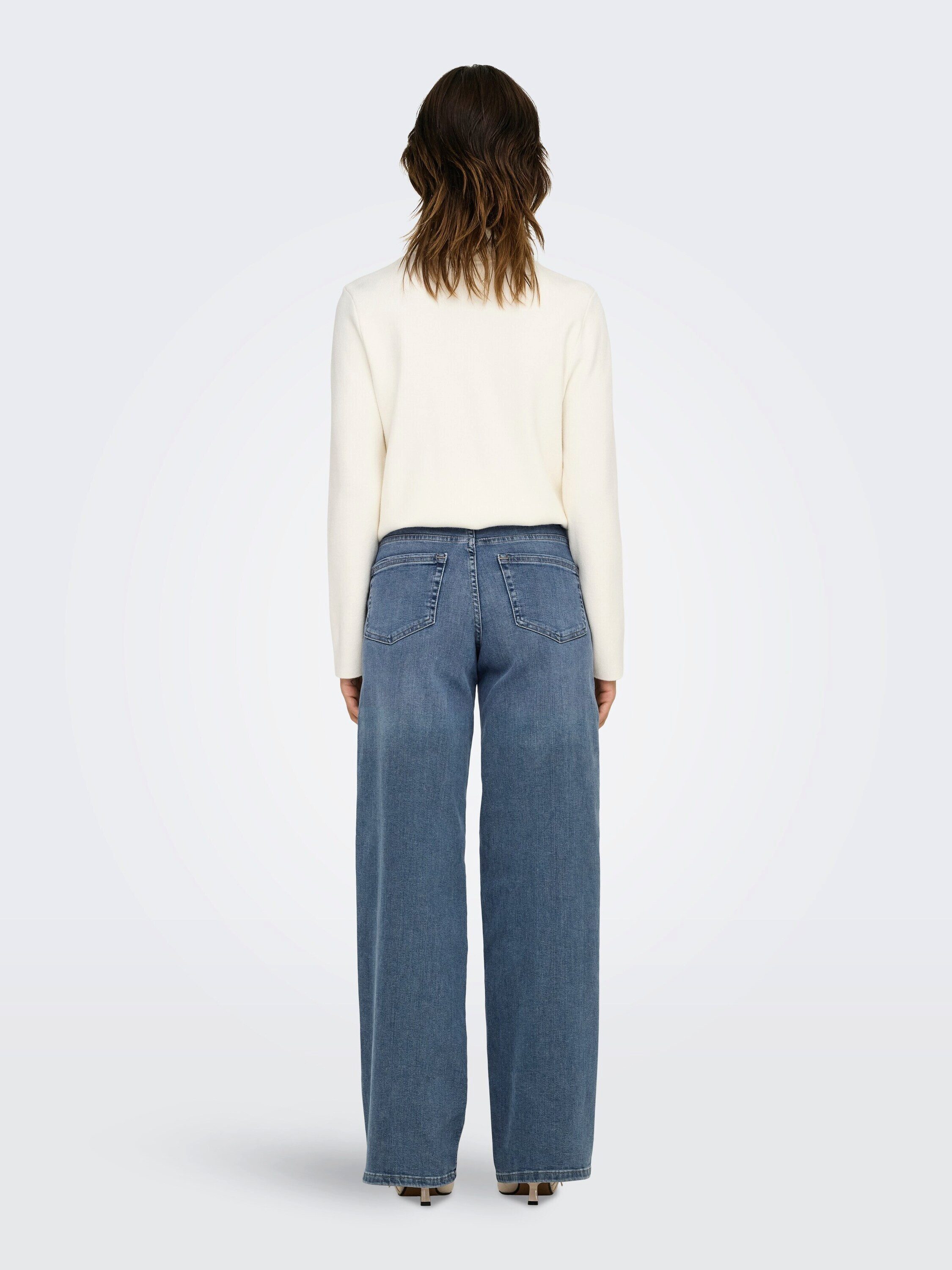 ONLY Weite Jeans ONLMadison (1-tlg) Plain/ohne Details – Bild 5 von 5