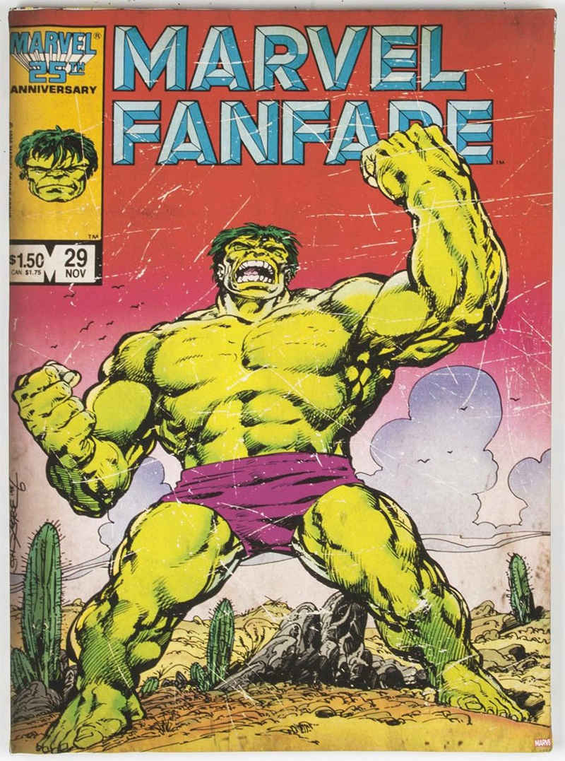 MARVEL Leinwandbild »Hulk«, (1 St)