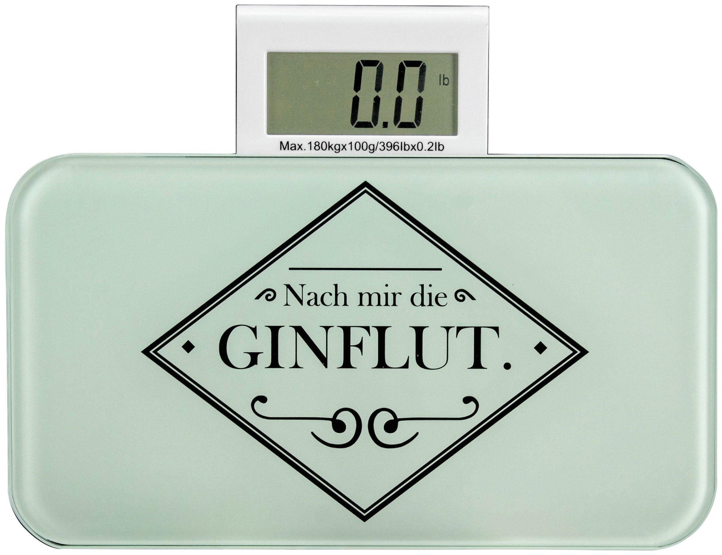 SEE∙MANN∙GARN Personenwaage Digitale Mini-Personenwaage Gin