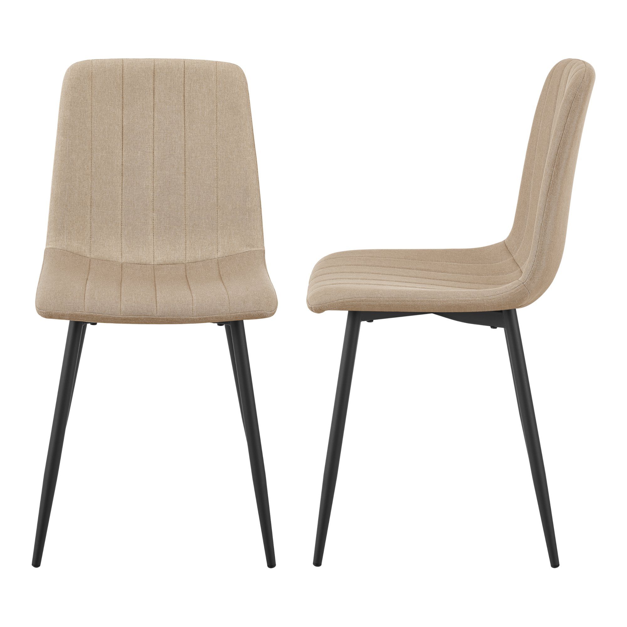 en.casa Esszimmerstuhl (Set), »Elsern« Polsterstuhl 2er günstig online kaufen