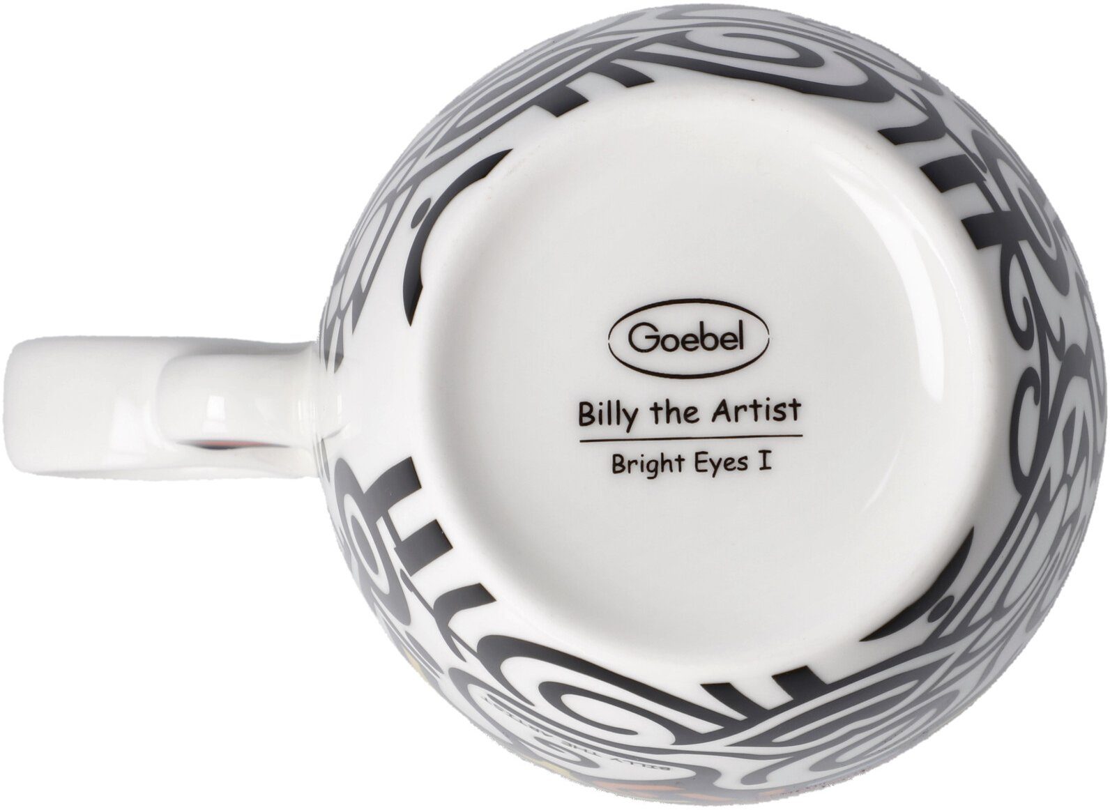 Artist Billy Billy - the Tasse The Art, Eyes I Artist, Bright Porzellan, Goebel Pop Künstlertasse,