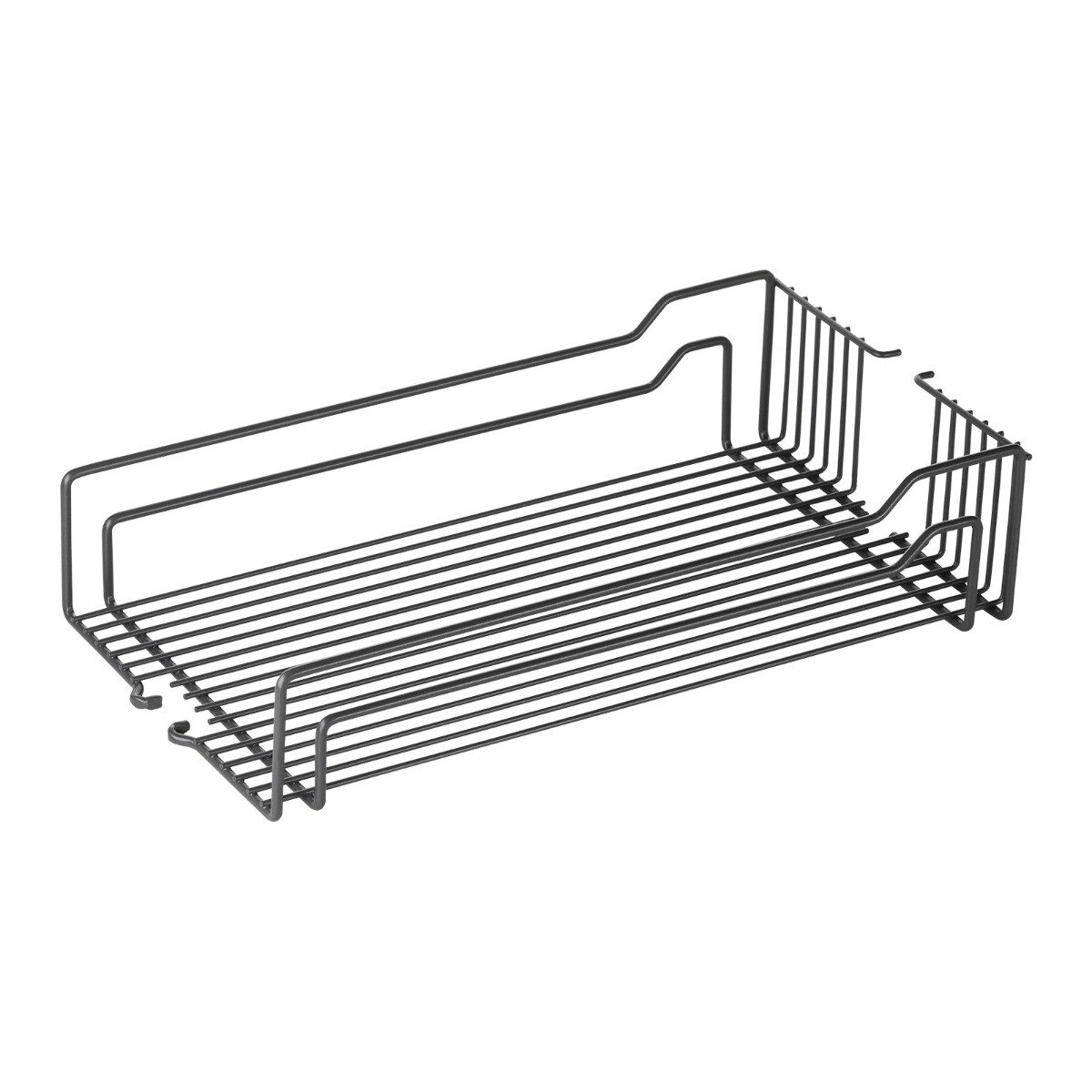 Kesseböhmer Einhängekorb anthrazit für Apothekerauszüge DISPENSA-X, JUNIOR und SWING, für 300 mm Schrankbreite 250 x 467 x 110 mm