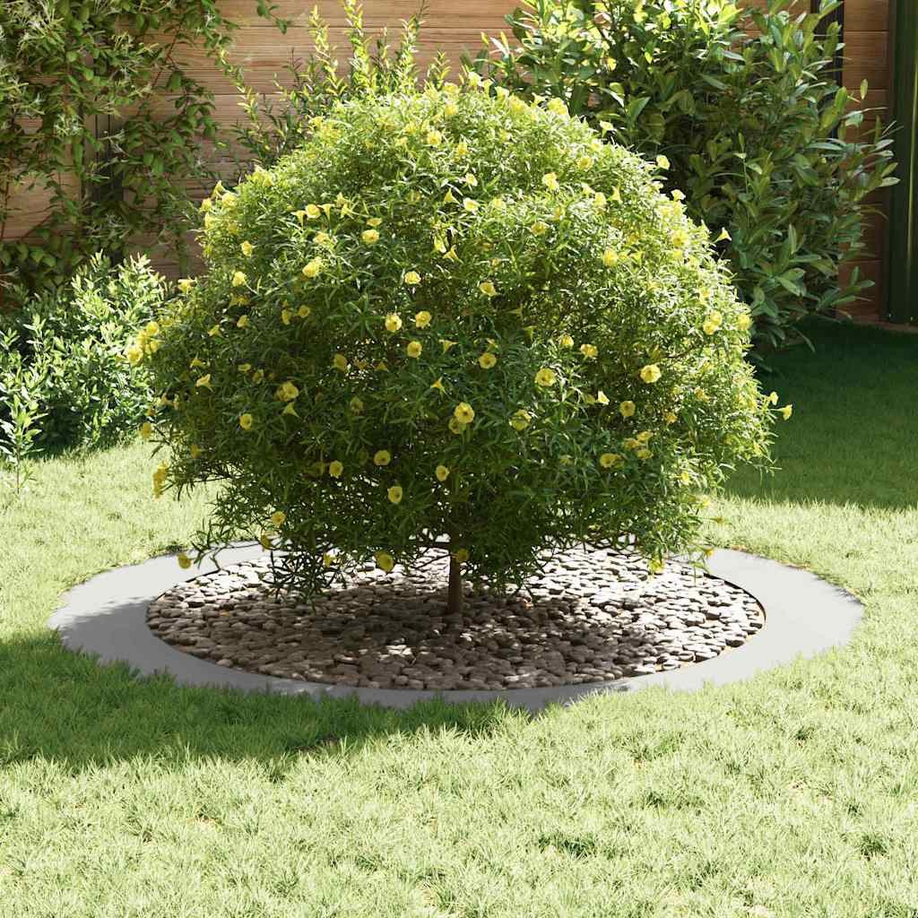 vidaXL Blumentopf Flacher Baumring Weiß Ø90 günstig online kaufen