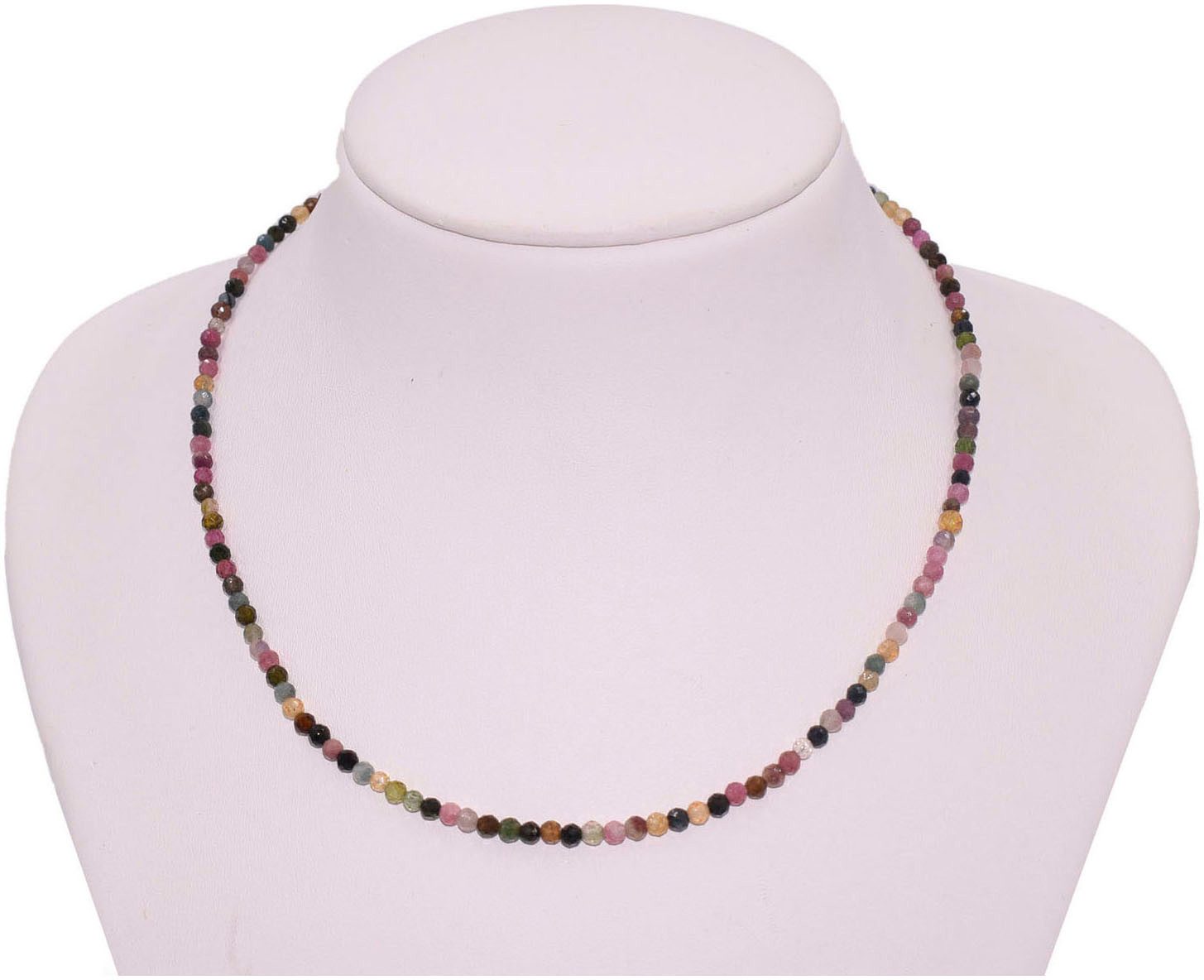 Firetti Collier Schmuck Geschenk Halsschmuck Halskette Farbstein Edelstein Turmalin, Made in Germany - mit Turmalin