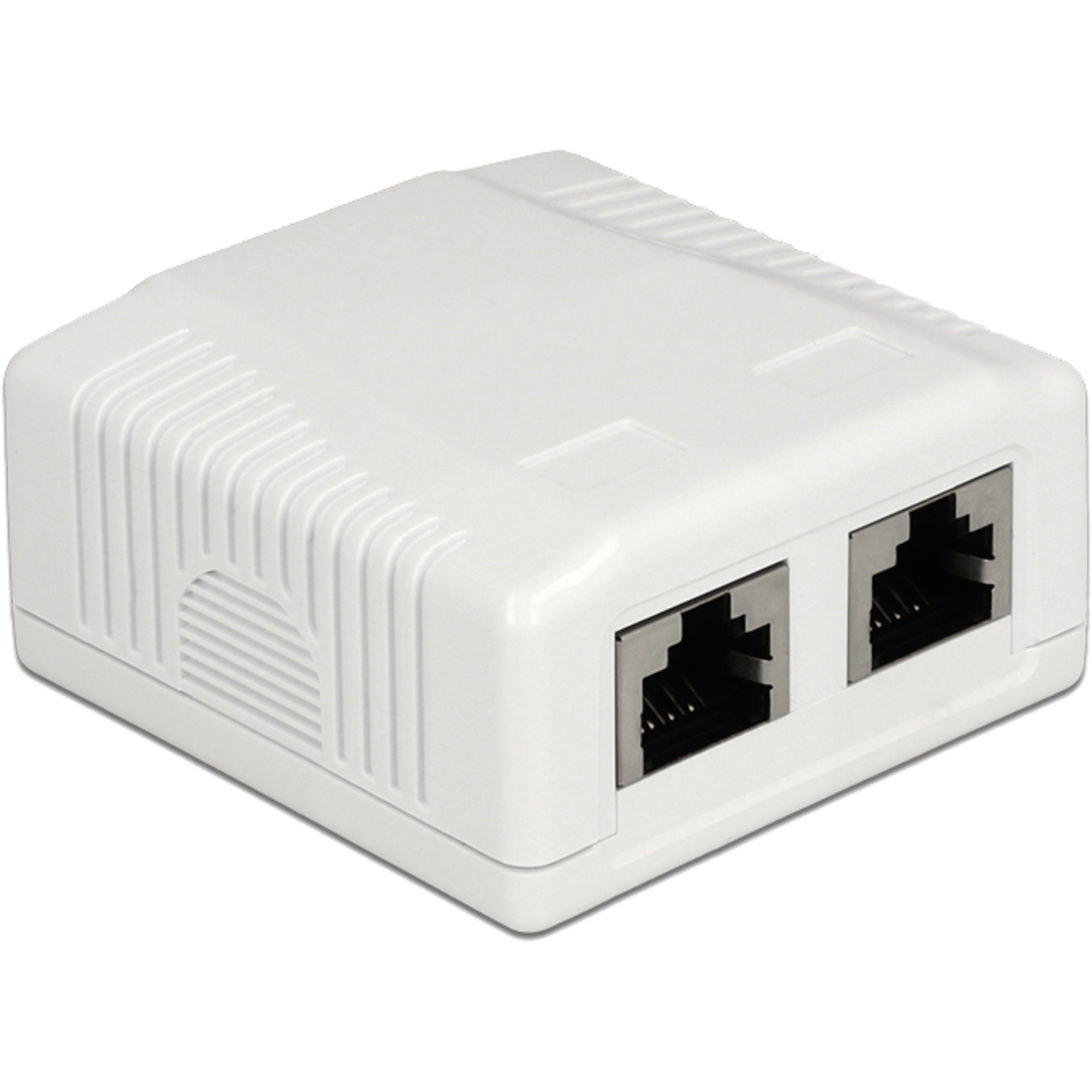 Delock Сетевой разъем DeLOCK RJ-45 Anschlussdose 2 Port Cat.6a LSA