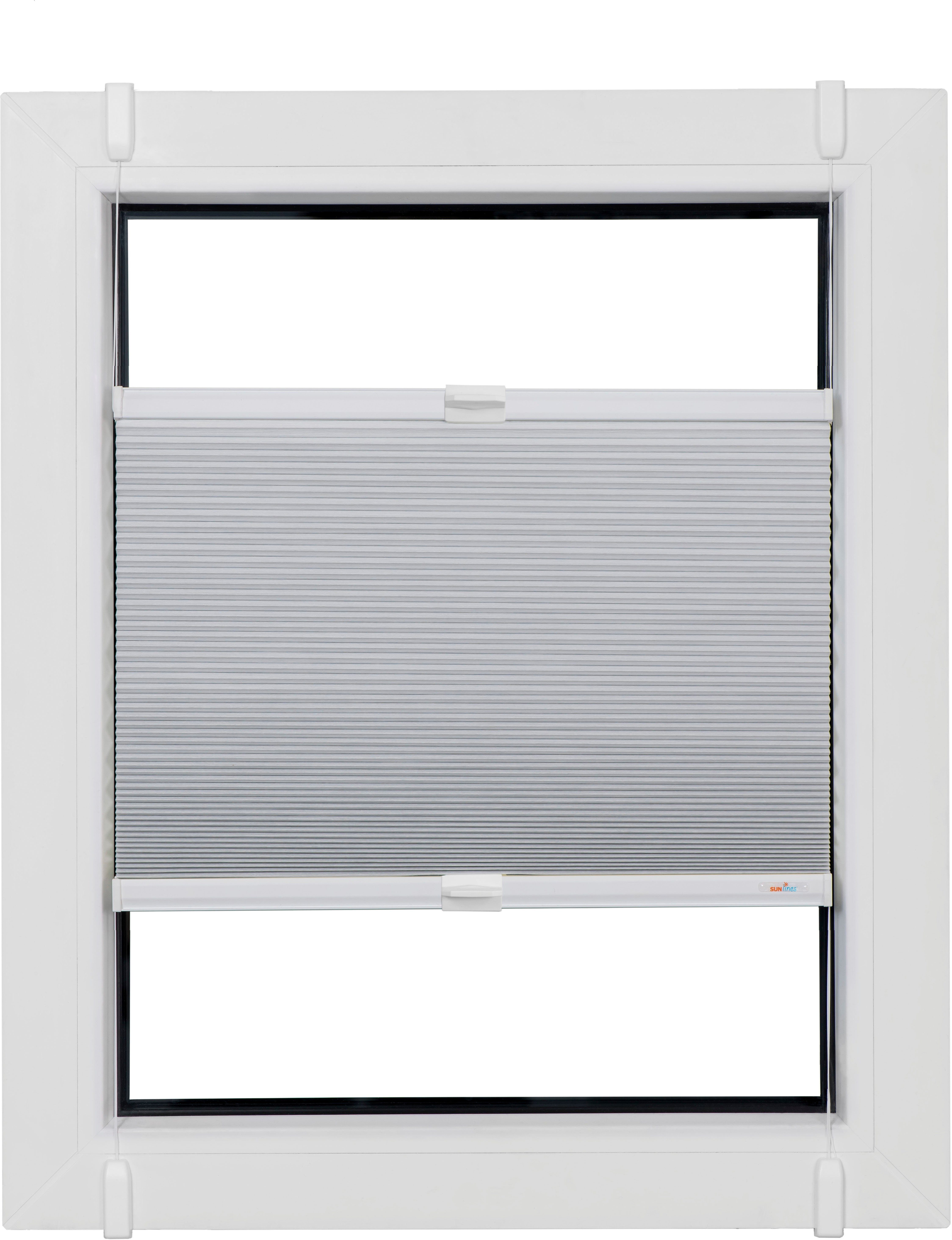 sunlines Wabenplissee Budget Wabe Verdunklung, abdunkelnd, ohne Bohren, verspannt, Klemmfix, Klemmfix, glatt