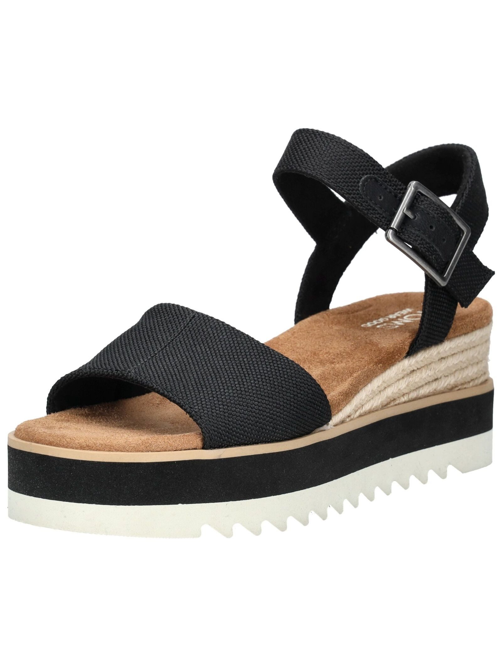 TOMS TOMS Sandalen Textil Keilsandalette günstig online kaufen