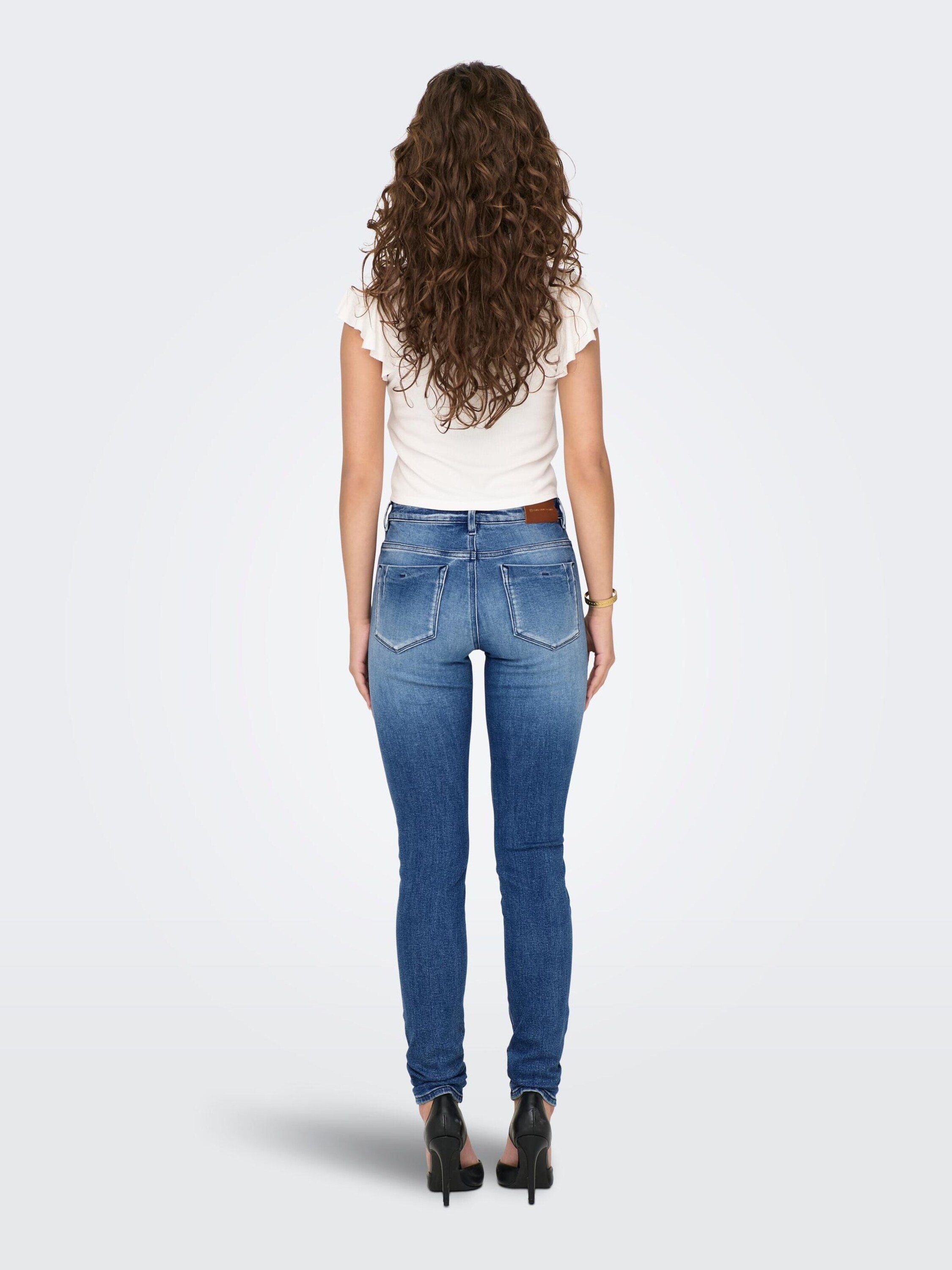 Plain/ohne ONLY Weiteres Detail 7/8-Jeans CARMEN Details, (1-tlg)