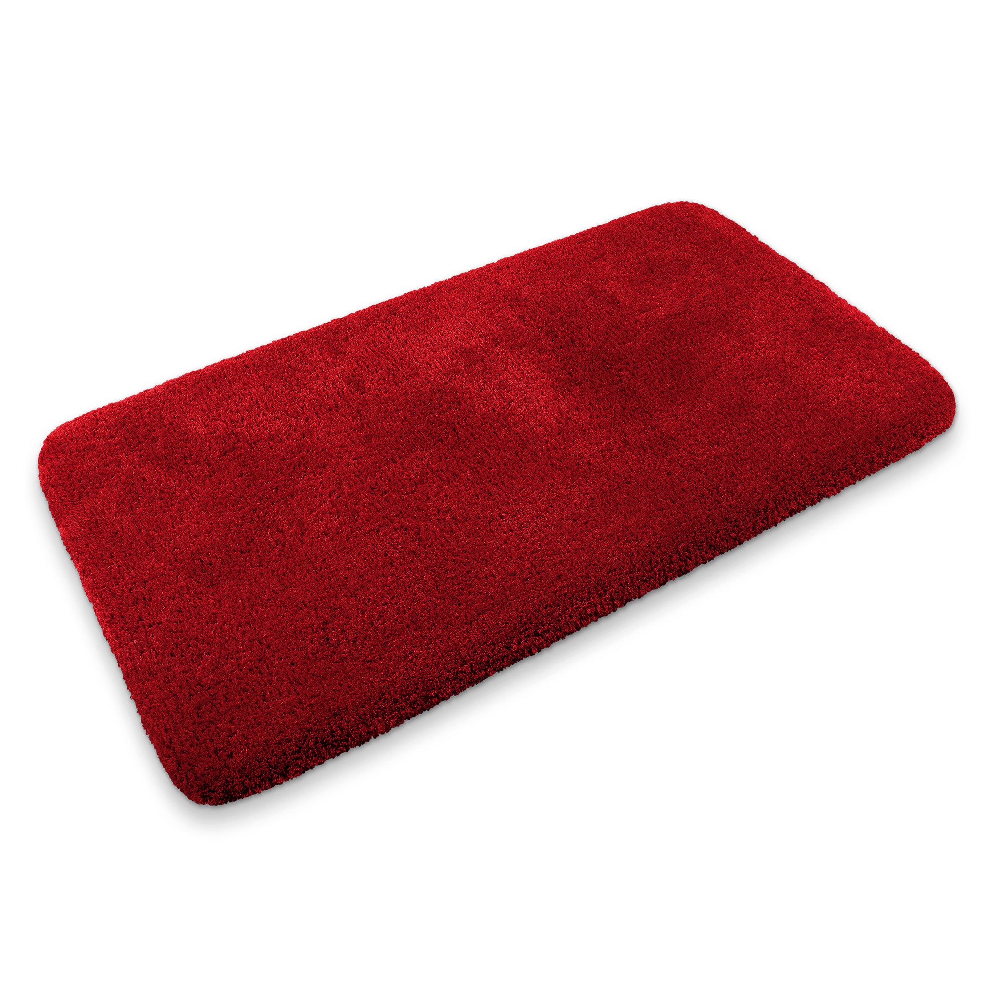OTTO home Badematte Kaarin, Höhe 30 mm, rutschhemmend beschichtet, schnell trocknend, Polyester, rechteckig, Badteppich, getuftet, flauschig, hochflor, große Farbauswahl