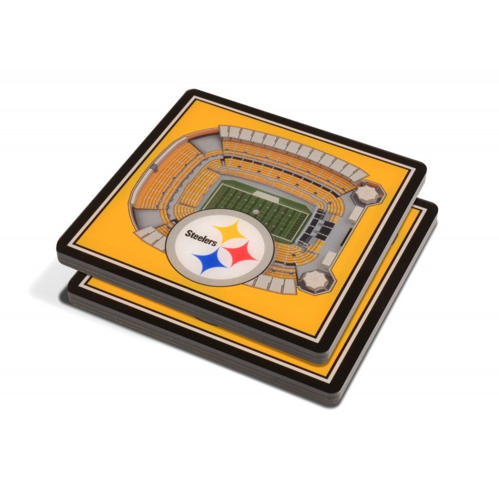 Pittsburgh Steelers Getränkeuntersetzer Pittsburgh Steelers 3DStadiumView Untersetzer 2er