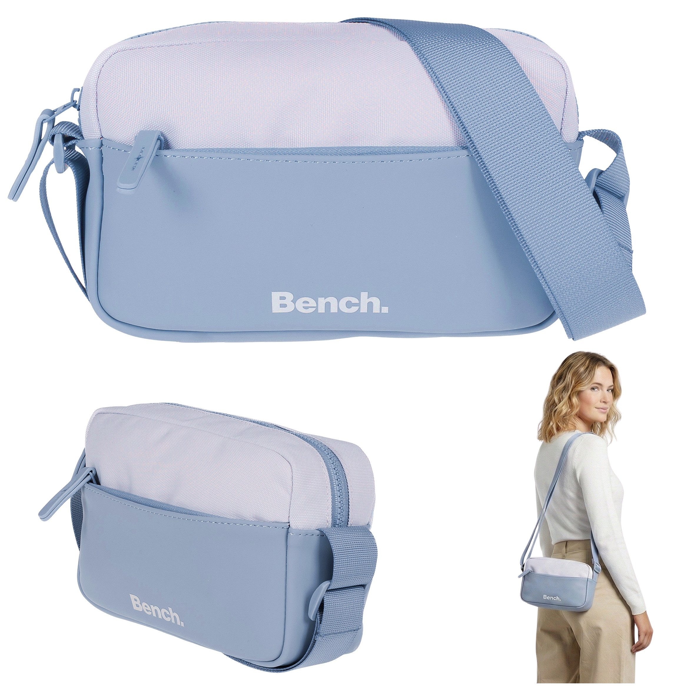Bench. Handtasche Damen klein Schultertasche Umhänger Schultertasche, Umhängetasche Damentasche handbag Mädchen Style 64224 + Etui