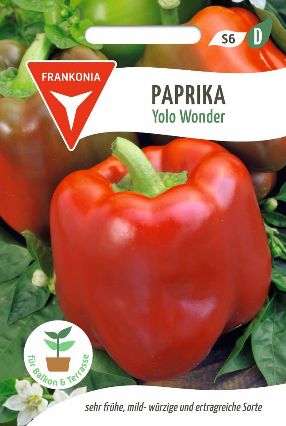 FRANKONIA Gemüsesamen Paprika, Yolo Wonder - Paprika-Samen Saatgut Samen, C günstig online kaufen