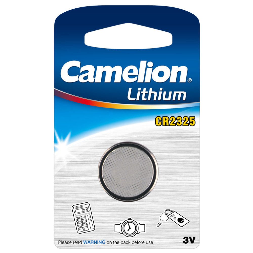 Camelion Lithium Knopfzelle CR-2325, 3V, 190 mAh Knopfzelle