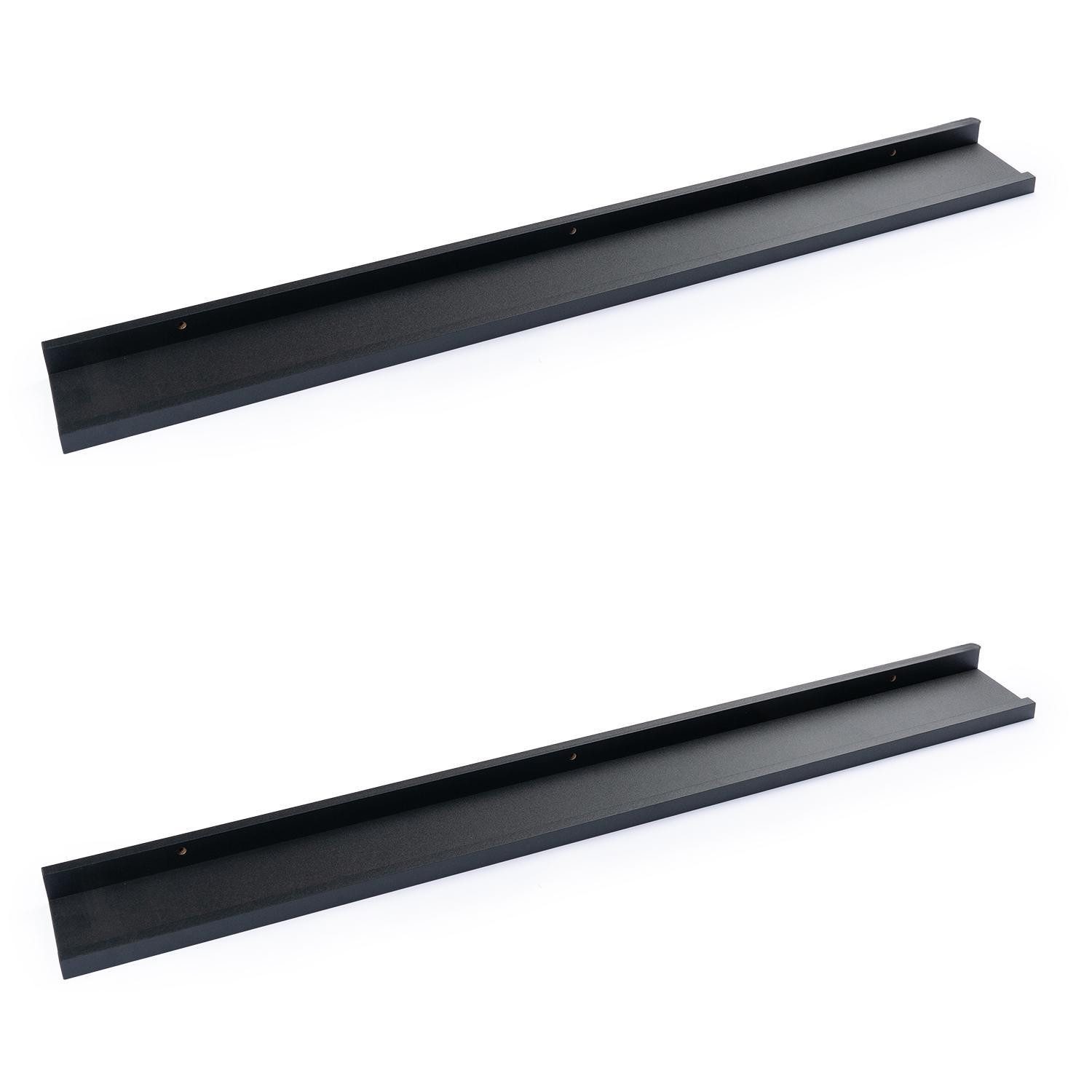Home4You Deko-Wandregal Bilderleisten 2er Set, Spar-Set