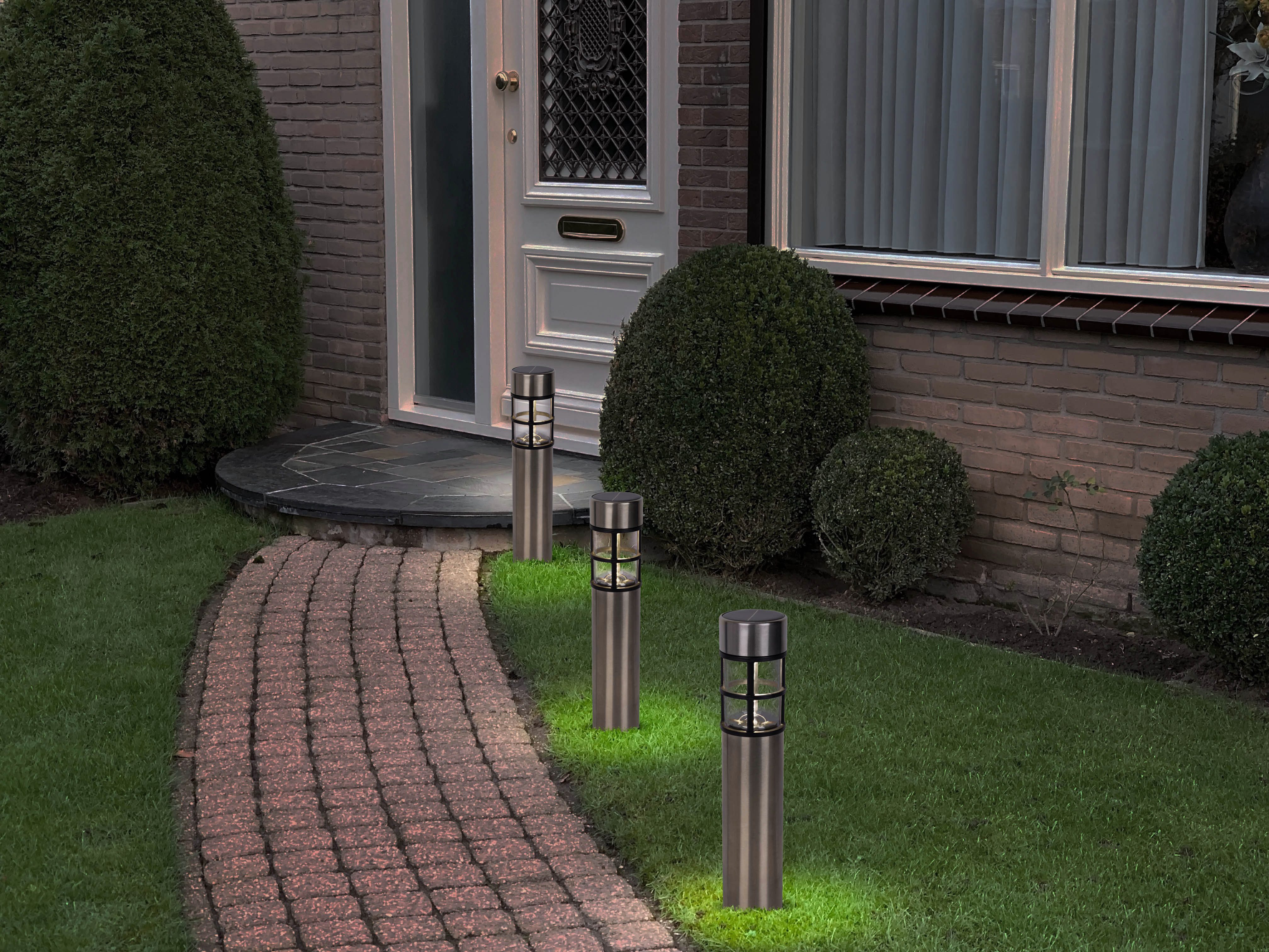 näve LED Solarleuchte Bobby, Ein-/Ausschalter, Tageslichtsensor, Leuchtmitt günstig online kaufen