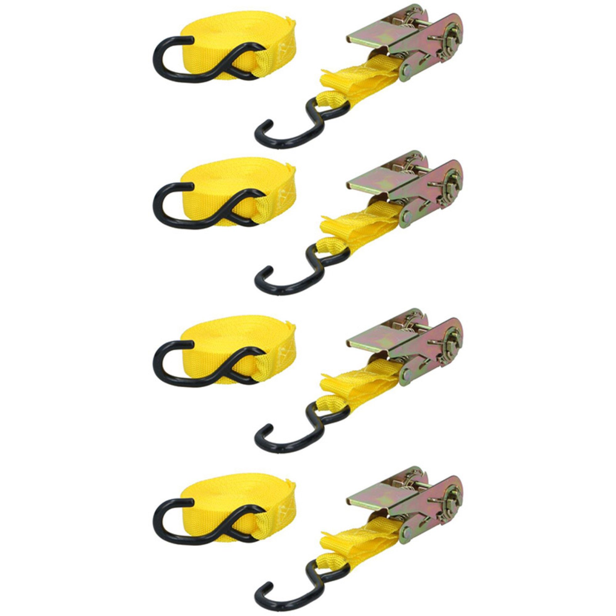 Dunlop Spanngurt Autogurte mit Spanner 4 Stk. 5m / 350 kg Transportmöglichkeit (4-St)