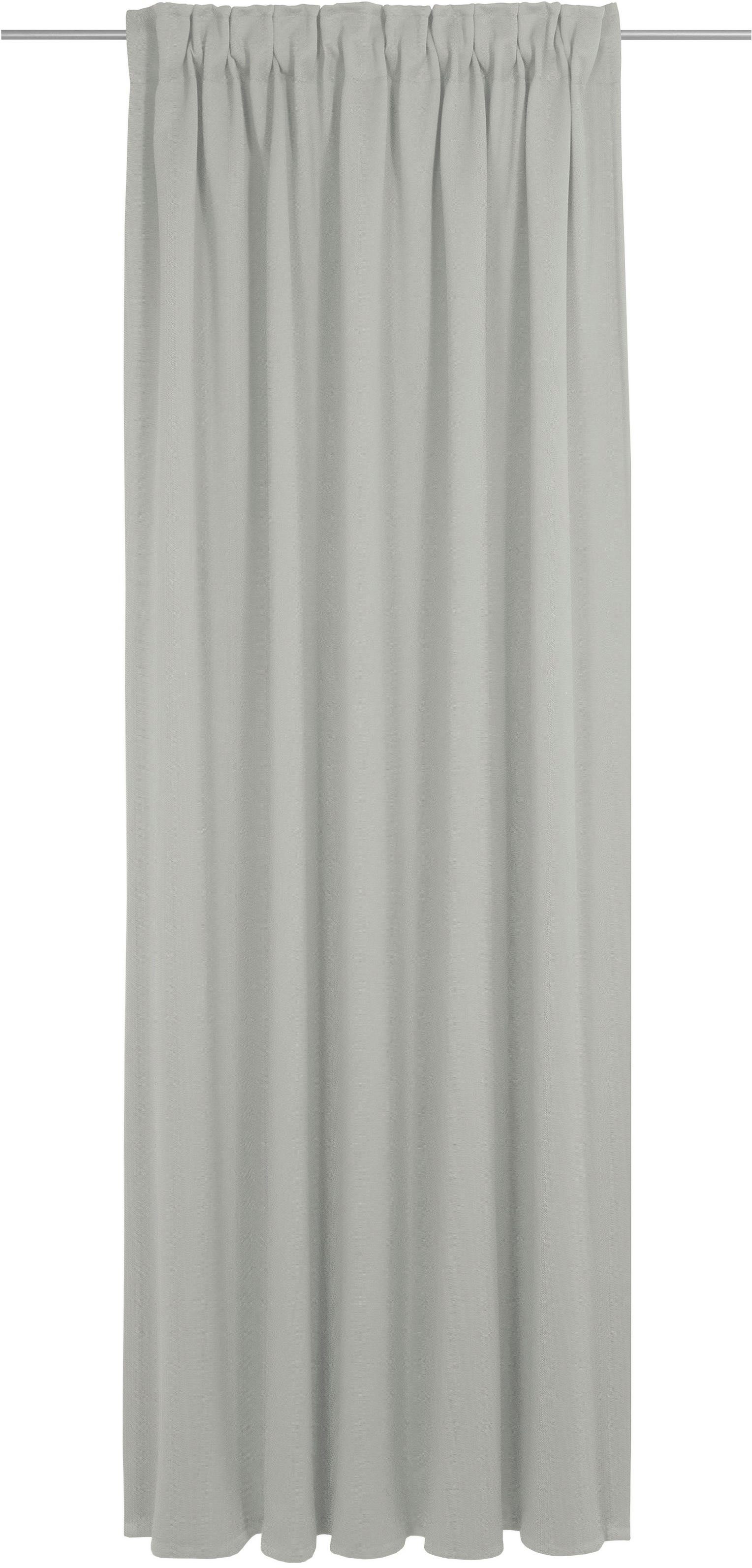 Vorhang Uni Collection light, Adam, Multifunktionsband (1 St), blickdicht,  Jacquard, nachhaltig aus Bio-Baumwolle | Thermovorhänge