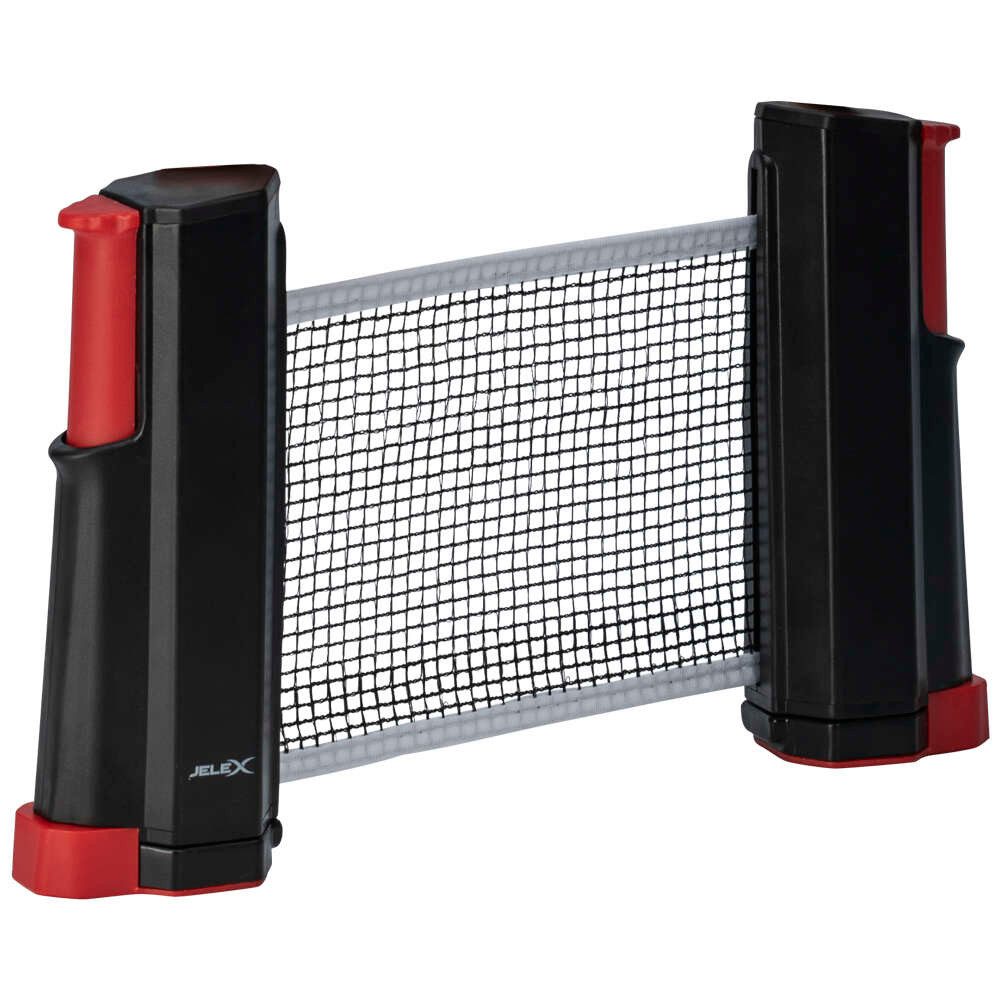 JELEX Tischtennisnetz Roll Up verstellbares Tischtennisnetz, Netzlänge bis zu 175 cm