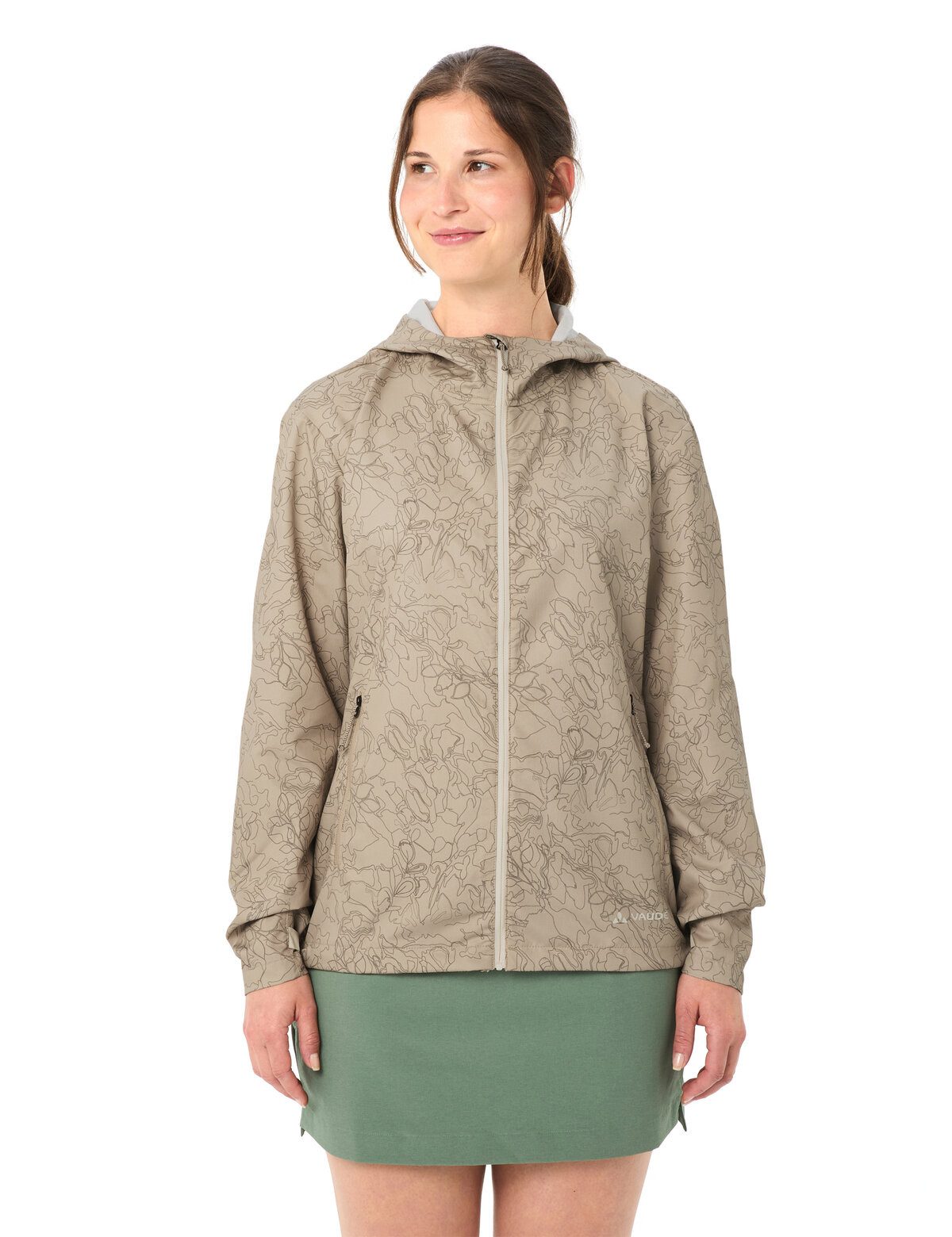 VAUDE Windbreaker Women's Adlux Air Jacket Windabweisend, Sehr atmungsaktiv, Kleines Packmaß
