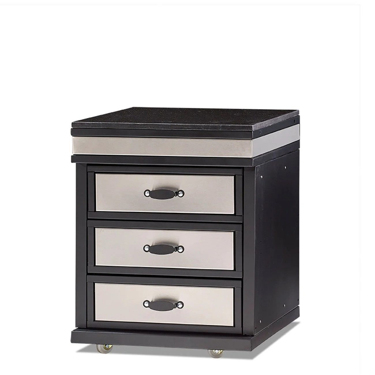 JVmoebel Outdoor-Küchenmodul Edelstahl Außenküchenmodul in Silber mit großzügigen Arbeitsflächen (1-St) Made in Europe