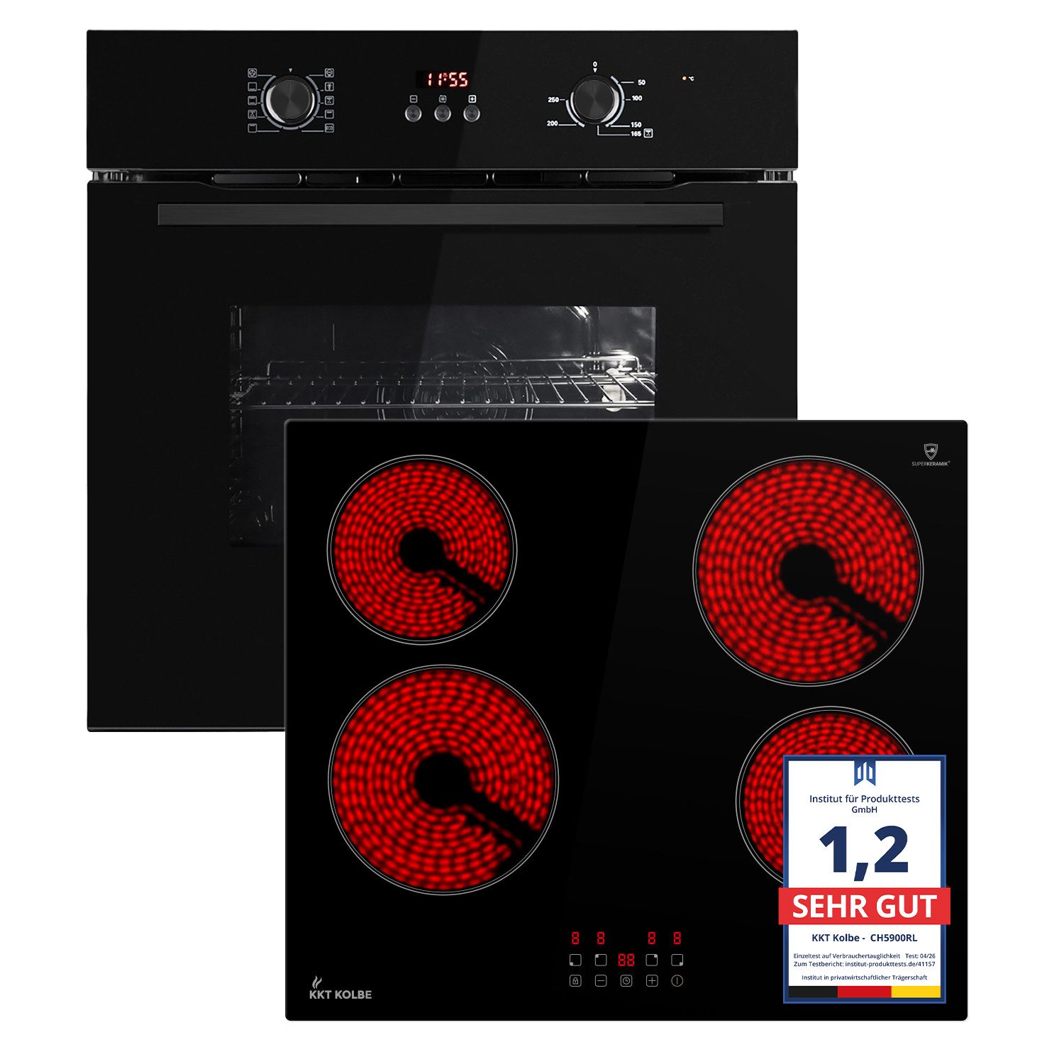 Backofen-Set Backofen und Kochfeld SET8005FBCH5900RL