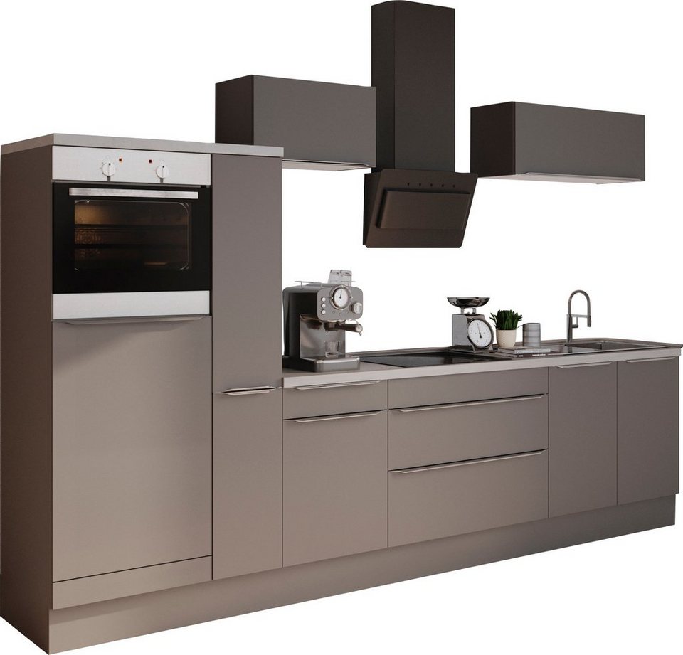 OPTIFIT Küchenzeile Aken, mit E-Geräten, Breite 330 cm