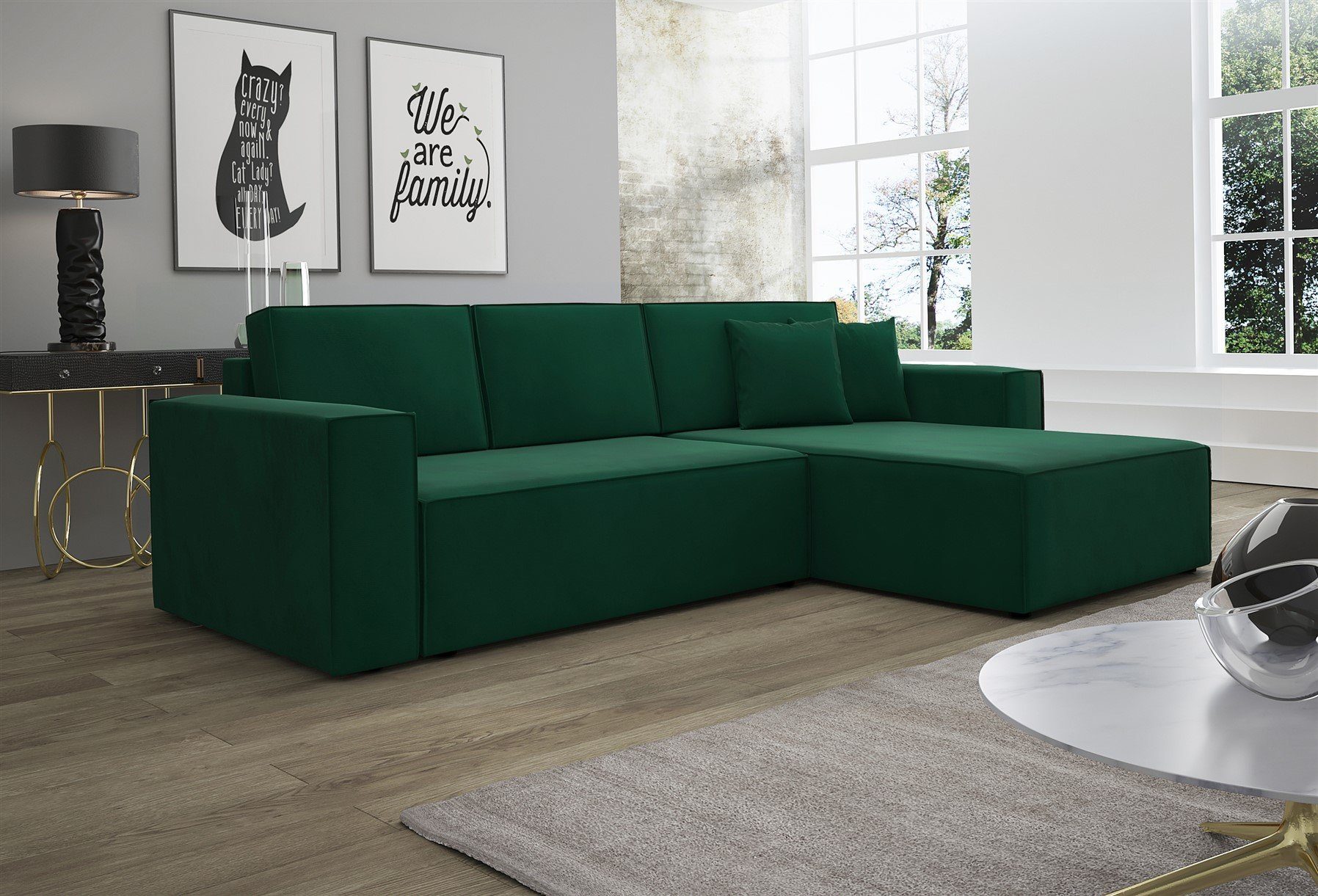 Fun Möbel Ecksofa Ecksofa Schlafsofa Sofa günstig online kaufen