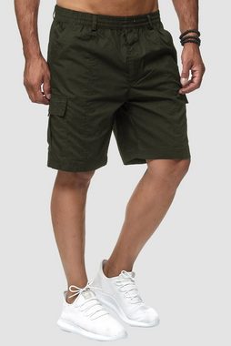 Egomaxx Cargoshorts Cargo Shorts Kurze Bermuda Hose 6429 in Grün