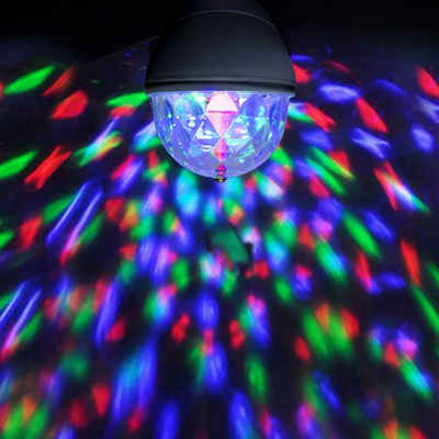 STAR TRADING Discolicht PARTY LAMP E27 einfacher raumfüllender LED Partyeffekt RGB Farben, LED Classic, RGB (rot, grün, blau)