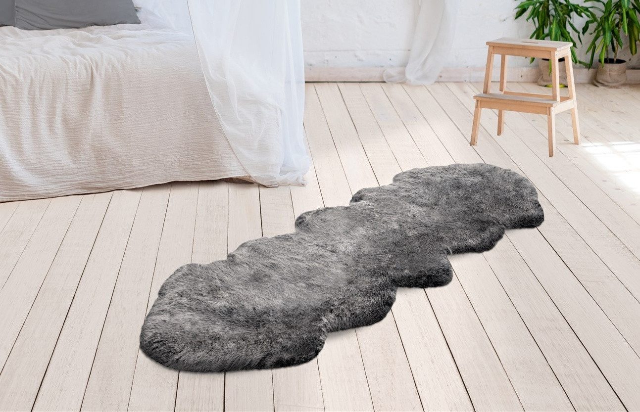 calo-deluxe Hochflor-Läufer Emica-1000, fellförmig, Höhe: 52 günstig online kaufen