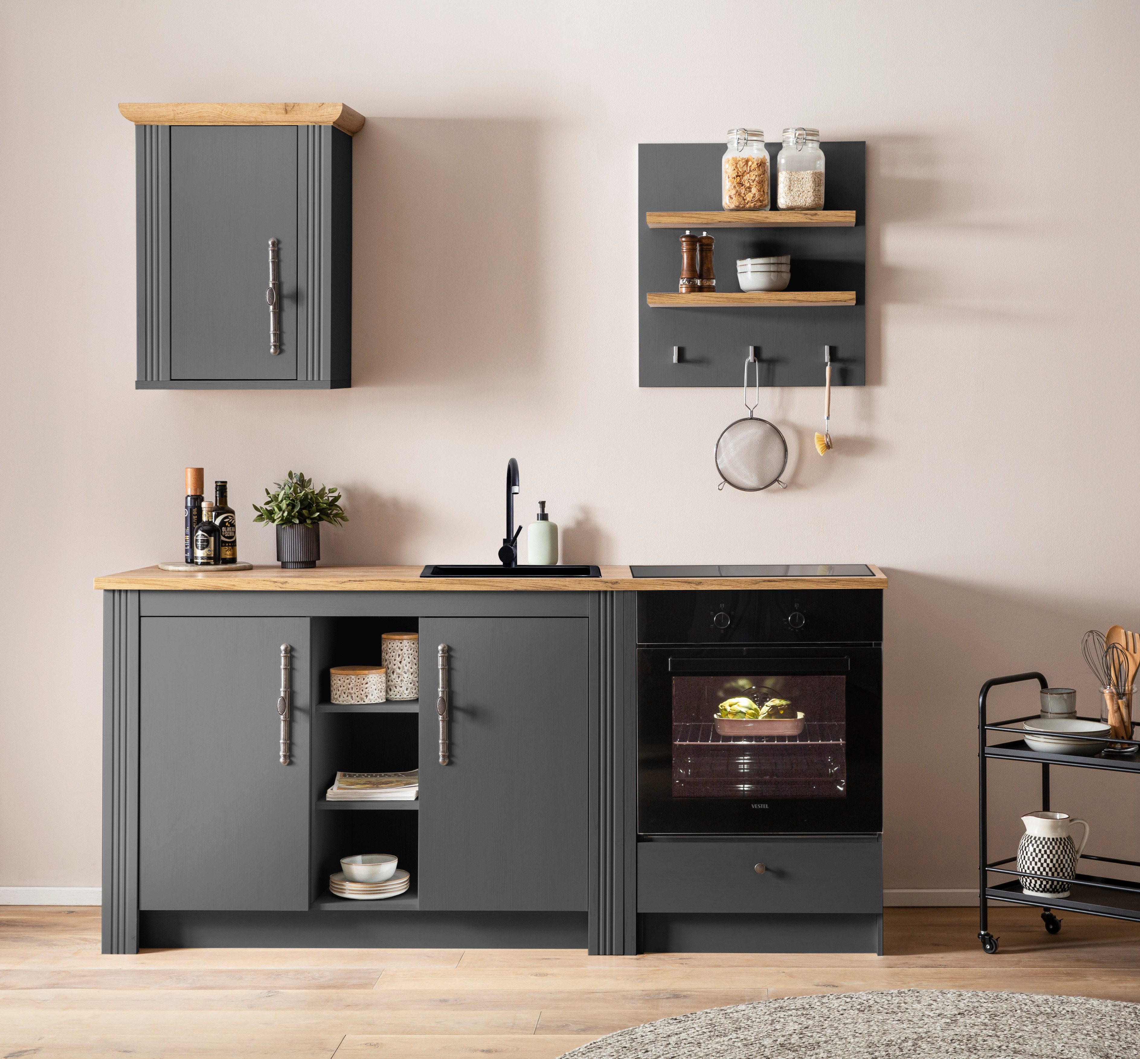 OTTO home Küchenzeile KS-Westminster, Pantryküche im Landhaus Stil, hochwer günstig online kaufen