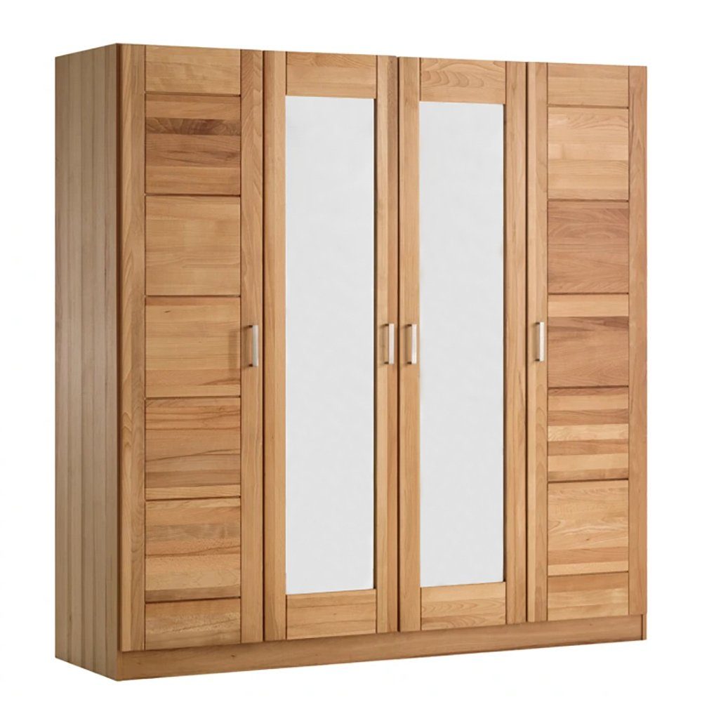 ELFO Kleiderschrank Pia Design zeitloses (Kernbuche) 4S