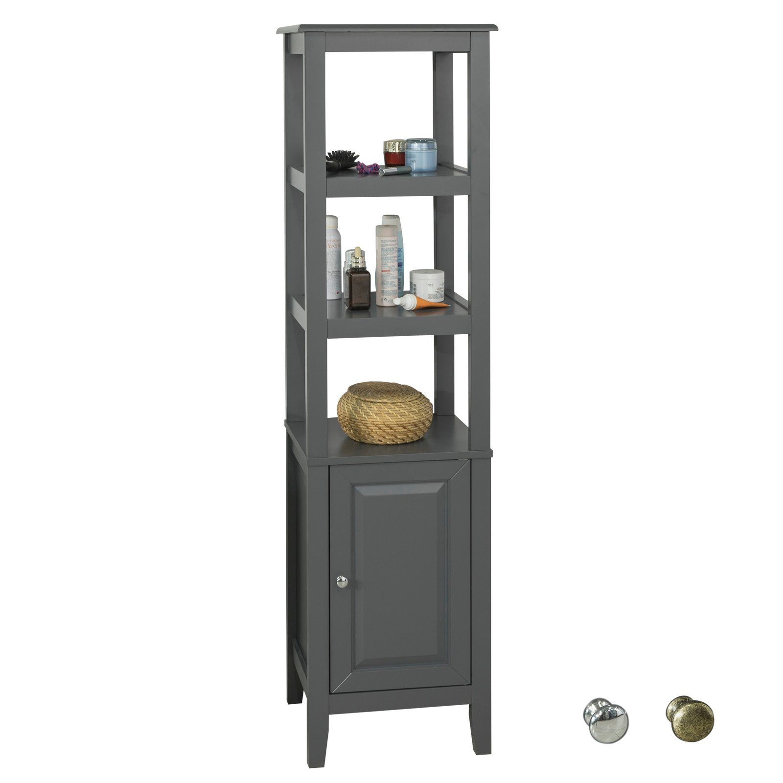 SoBuy Hochschrank FRG205 Badregal Badschrank Badmöbel günstig online kaufen