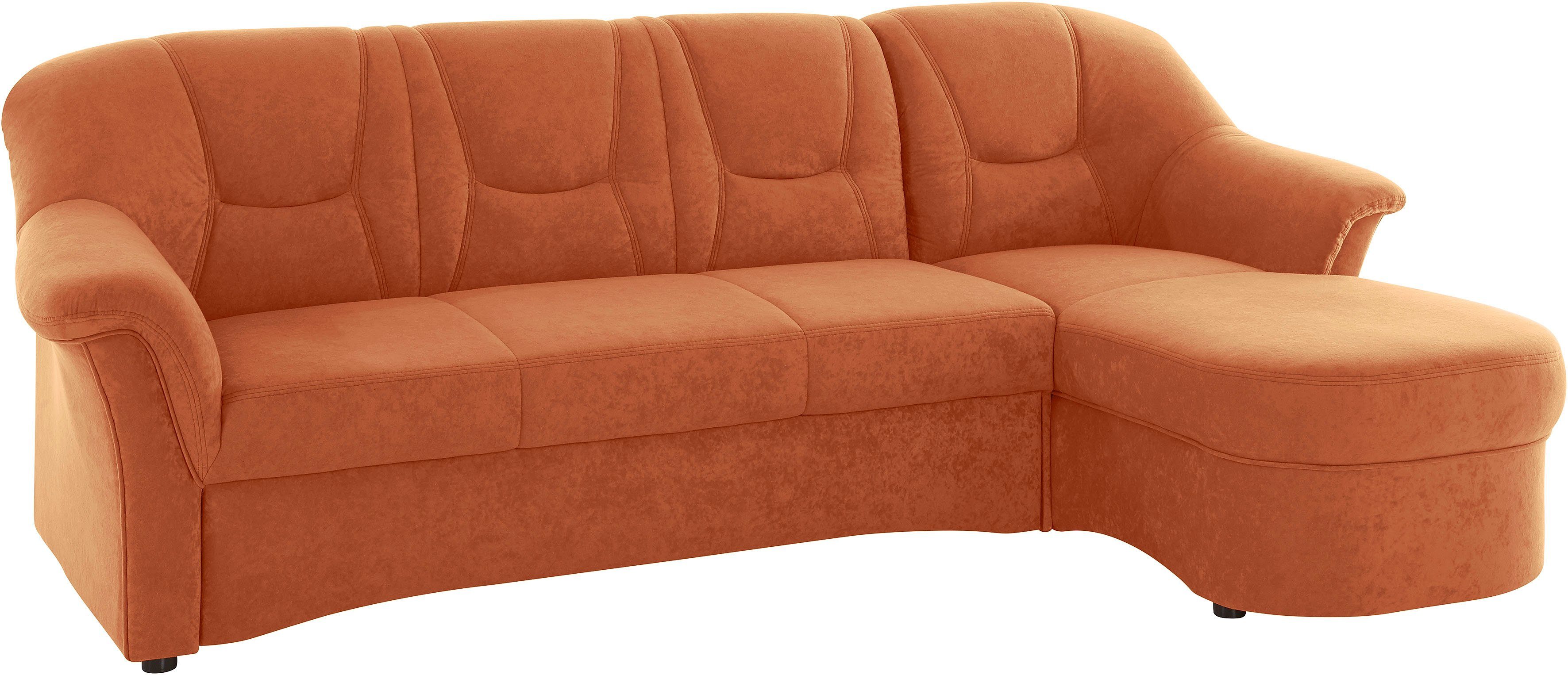 DOMO collection Ecksofa "Sarafina zeitlos und komfortabel, optional mit Fed günstig online kaufen